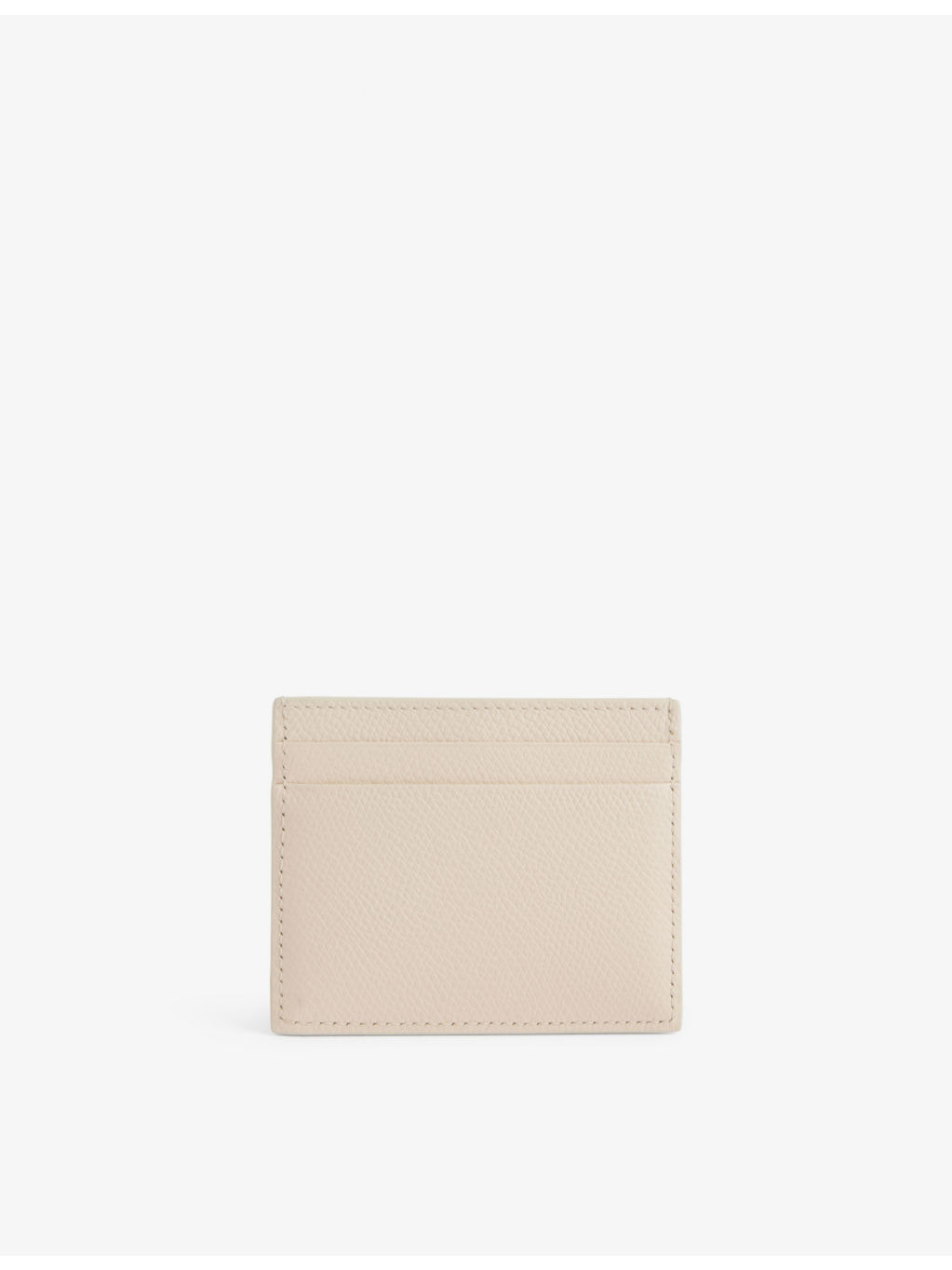 VLogo Signature Grainy Leather Card Holder - 3