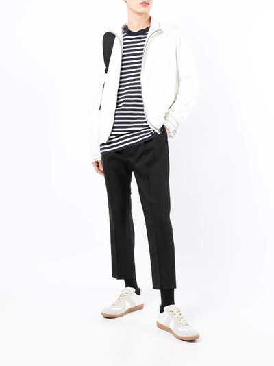 Herno stripe-detail bomber jacket outlook