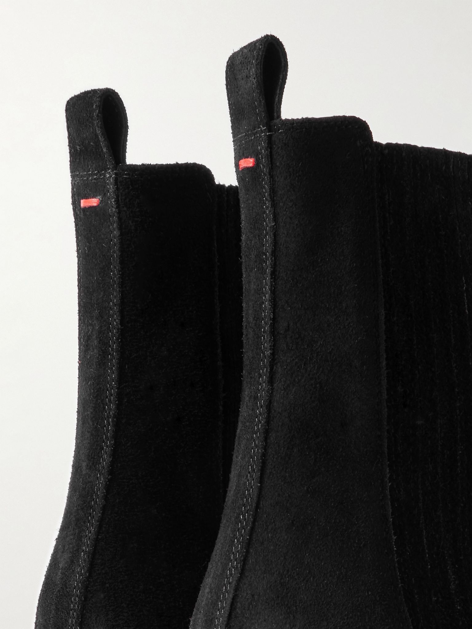 Agata suede ankle boots Black - 4