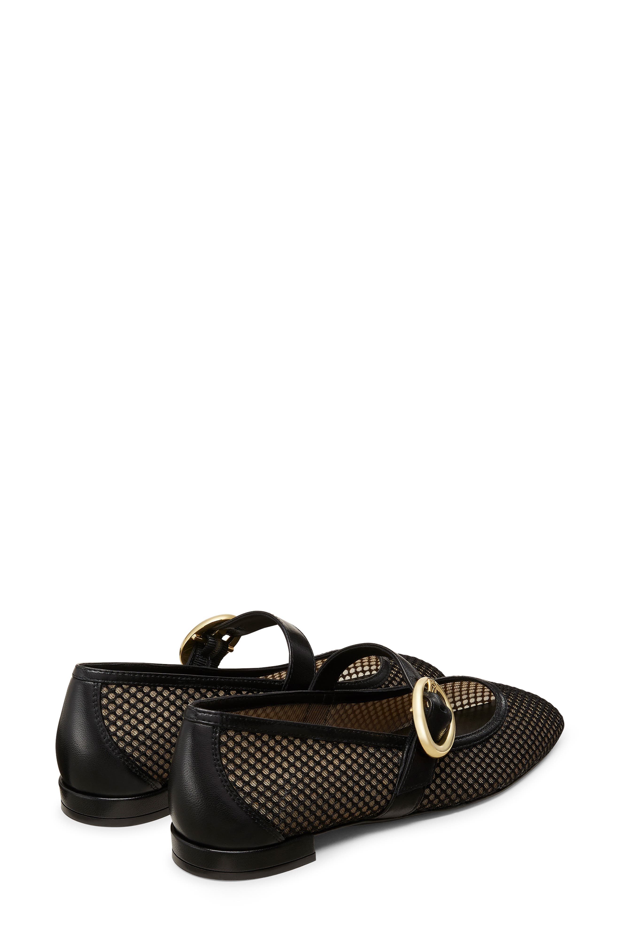 Stuart Weitzman Arabella Mary Jane Flat in Black at Nordstrom - 2