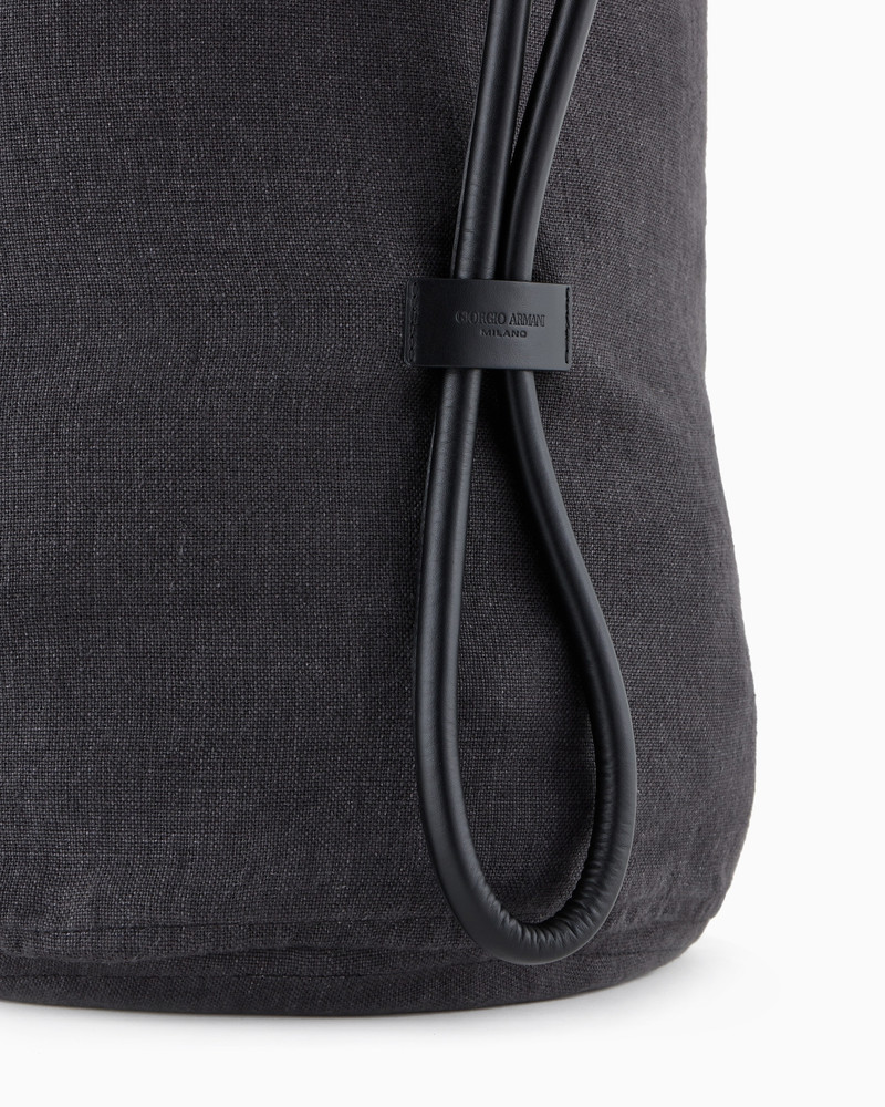 LINEN CANVAS BACKPACK 5