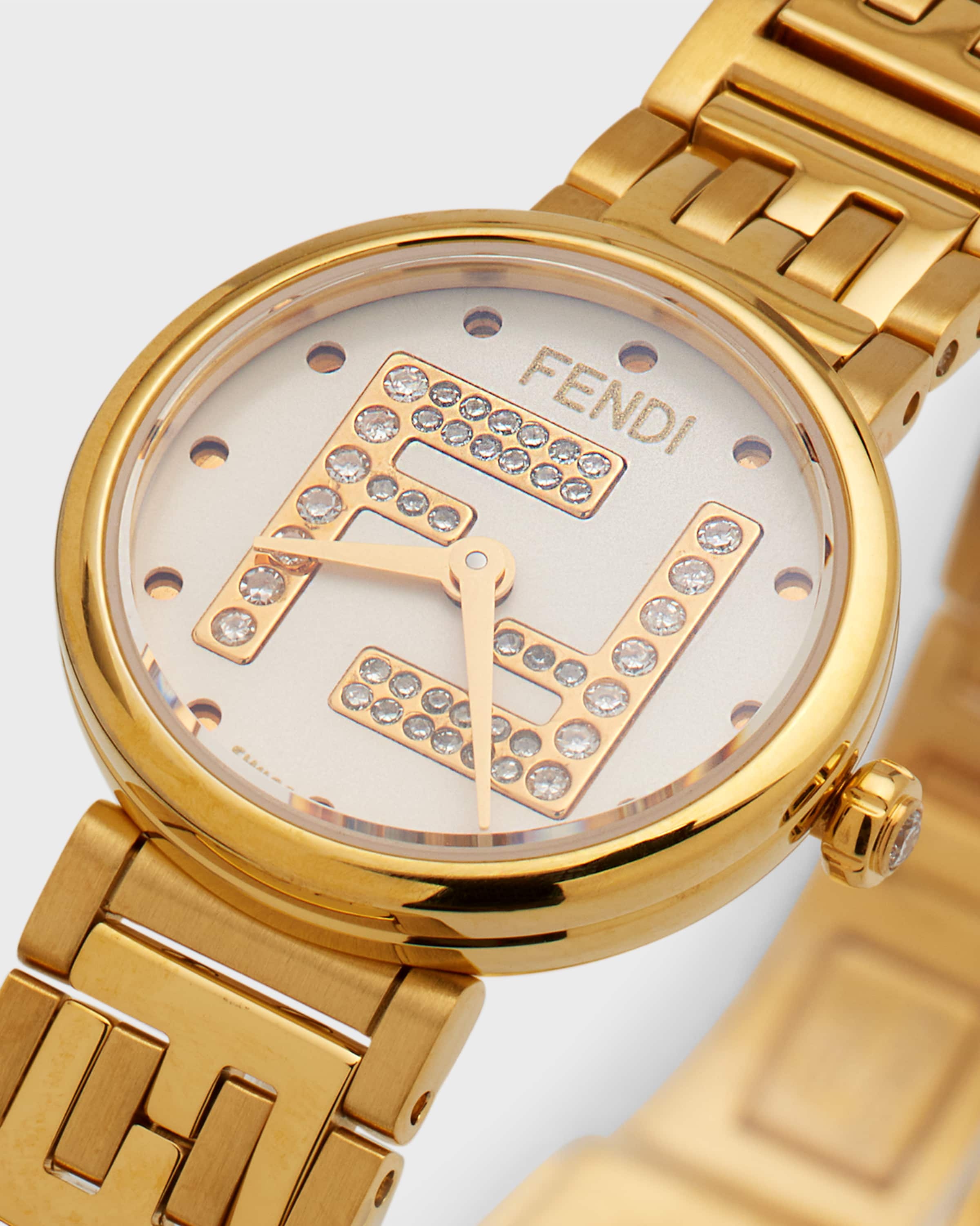 FENDI Forever Fendi FF Diamond Bracelet Watch, 19mm