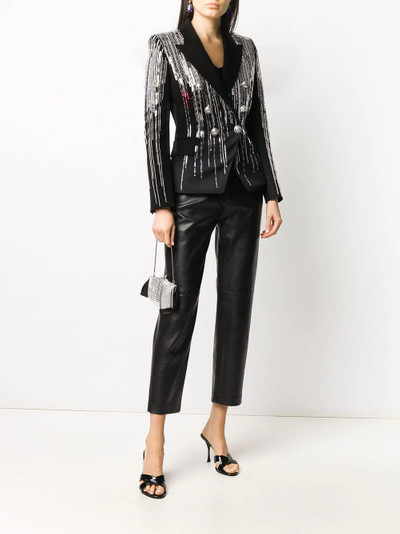 Balmain embellished double-breasted blazer outlook