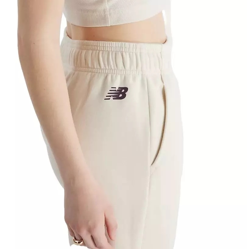 Women's Graphic Fleece Pants - Linen - 5