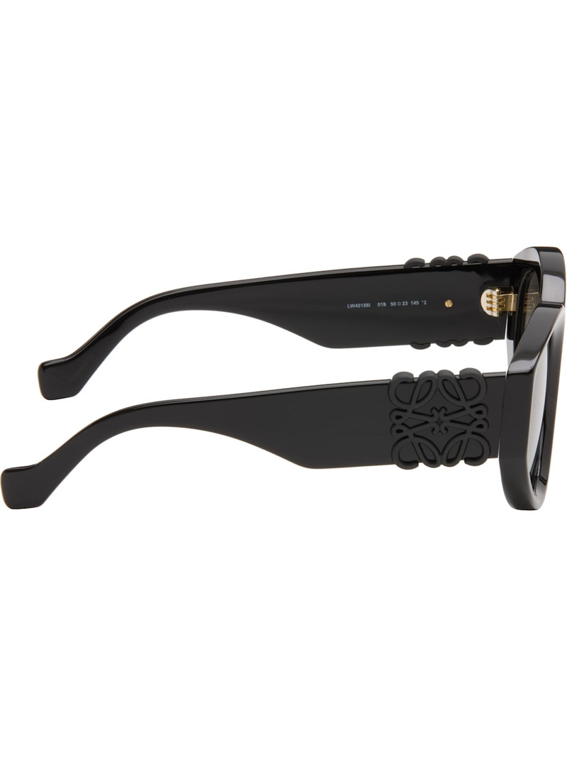 Loewe Black Maxi Anagram Butterfly Sunglasses outlook