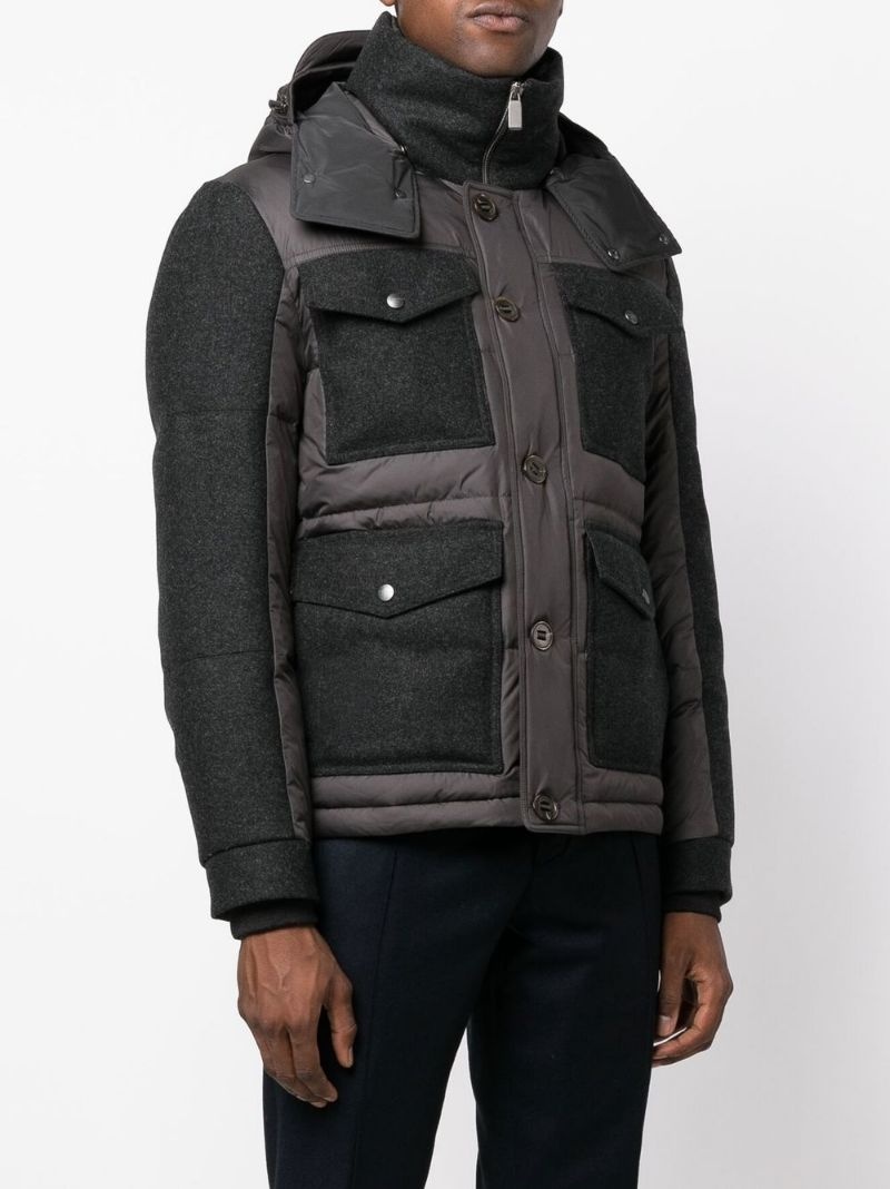 hooded padded jacket - 3