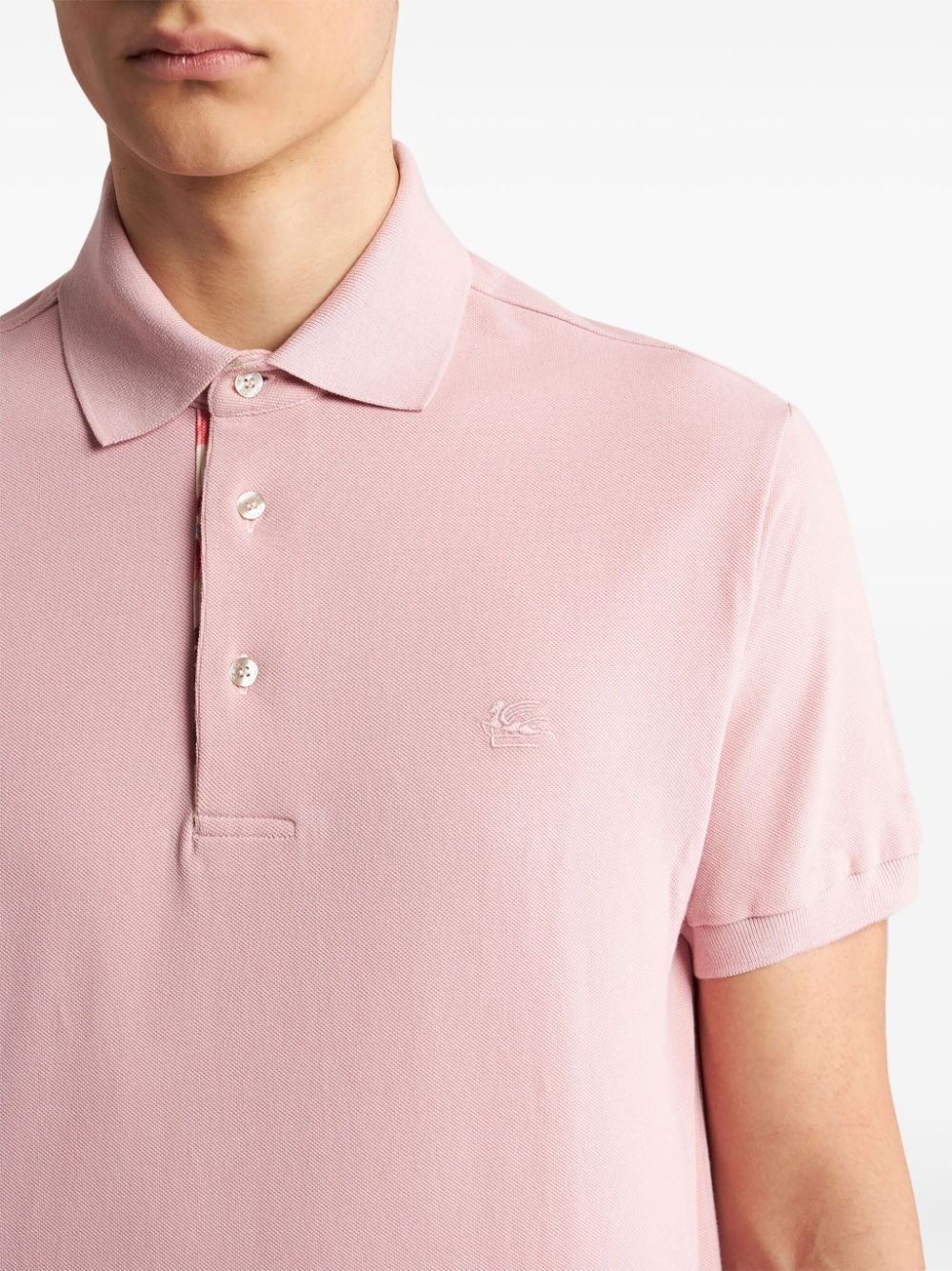 Pegaso embroidery polo shirt - 4