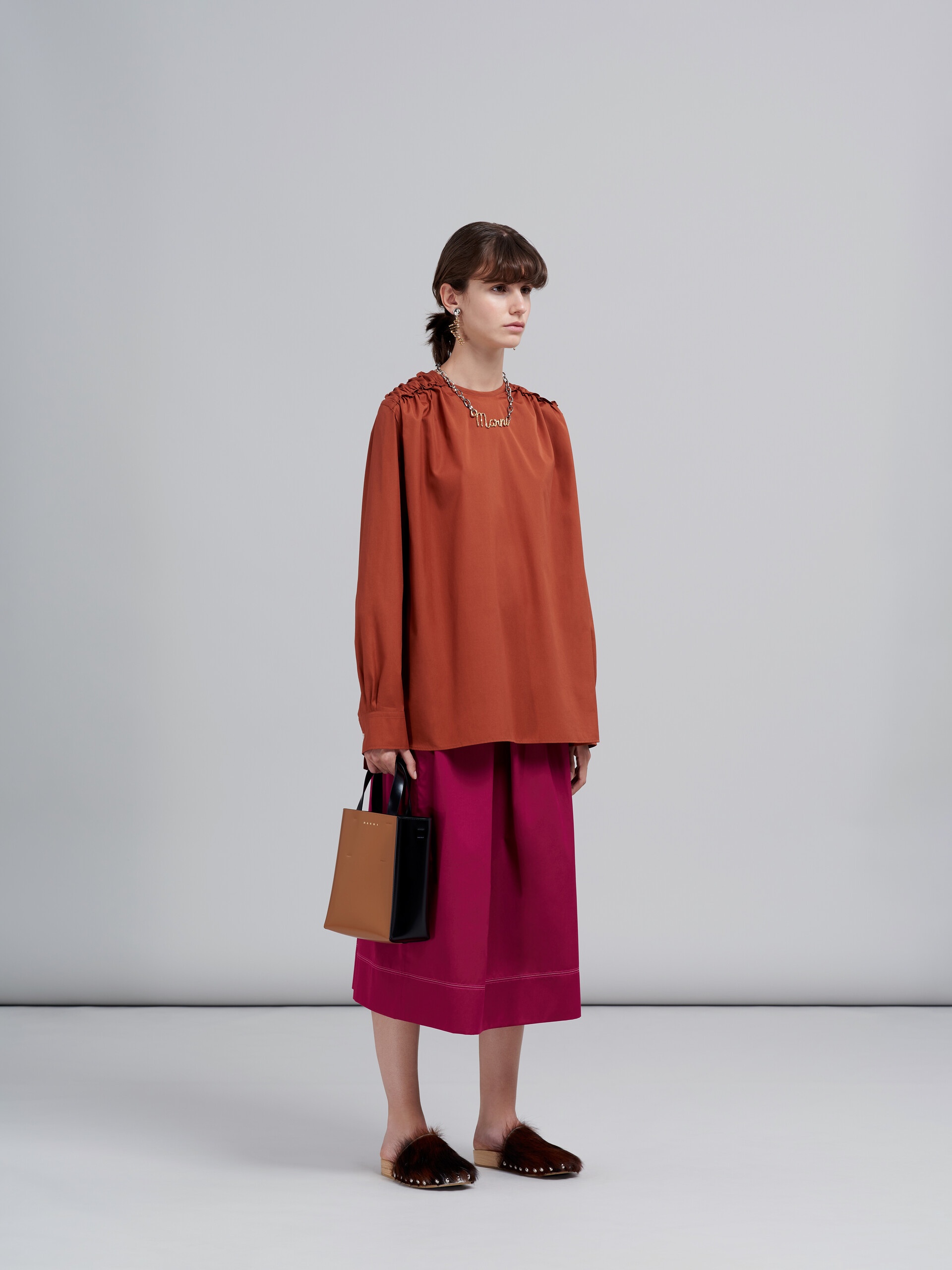 COTTON POPLIN SKIRT - 5
