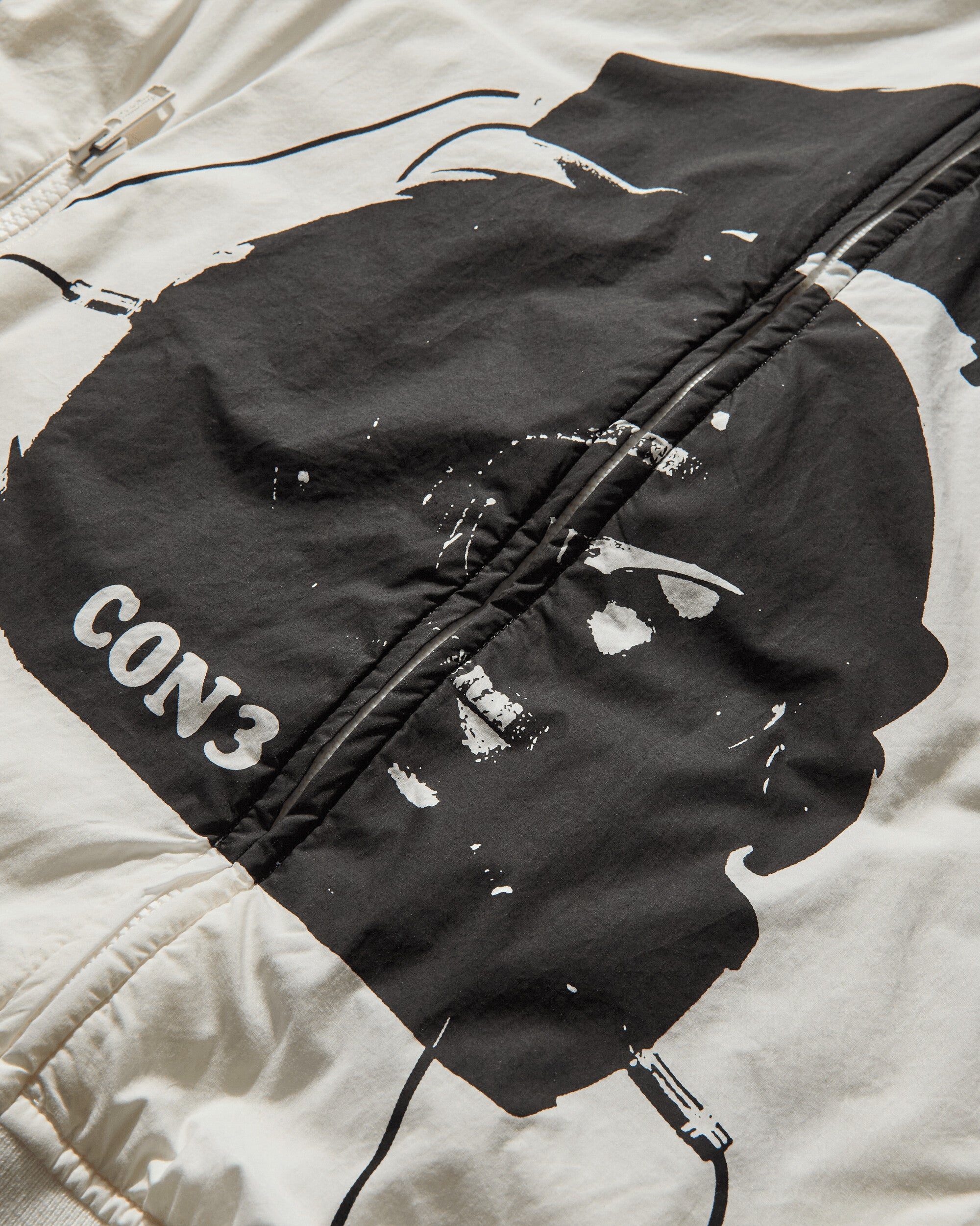 Men's Conrad Schnitzler Cotton Bomber Jacket Off White - 3