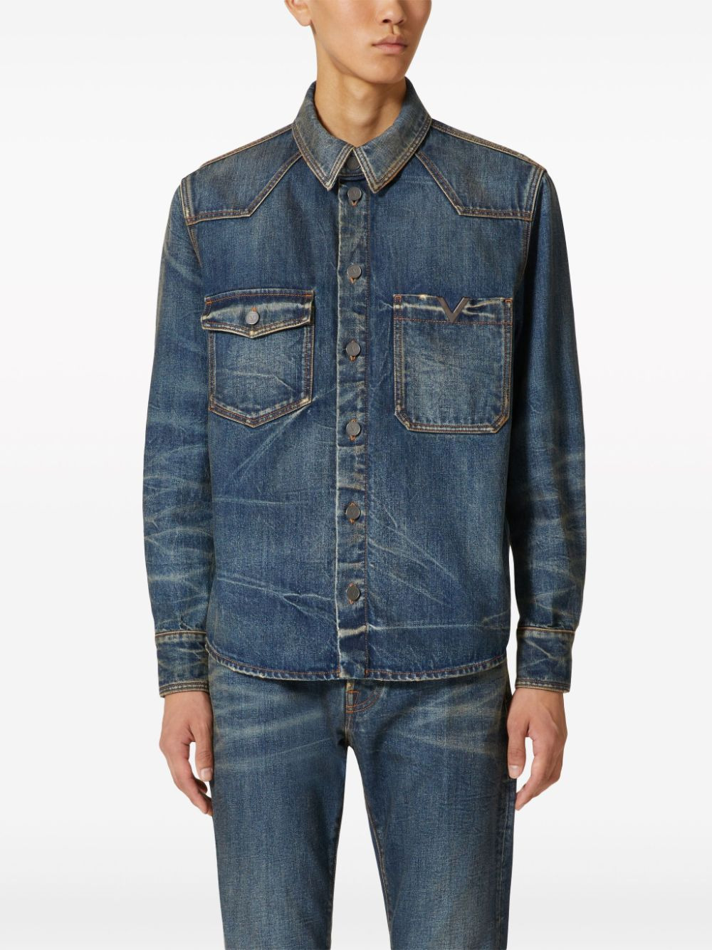 Valentino Men Cotton Shirt - 2