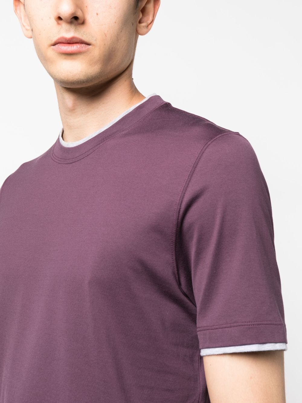 crew-neck cotton T-shirt - 5