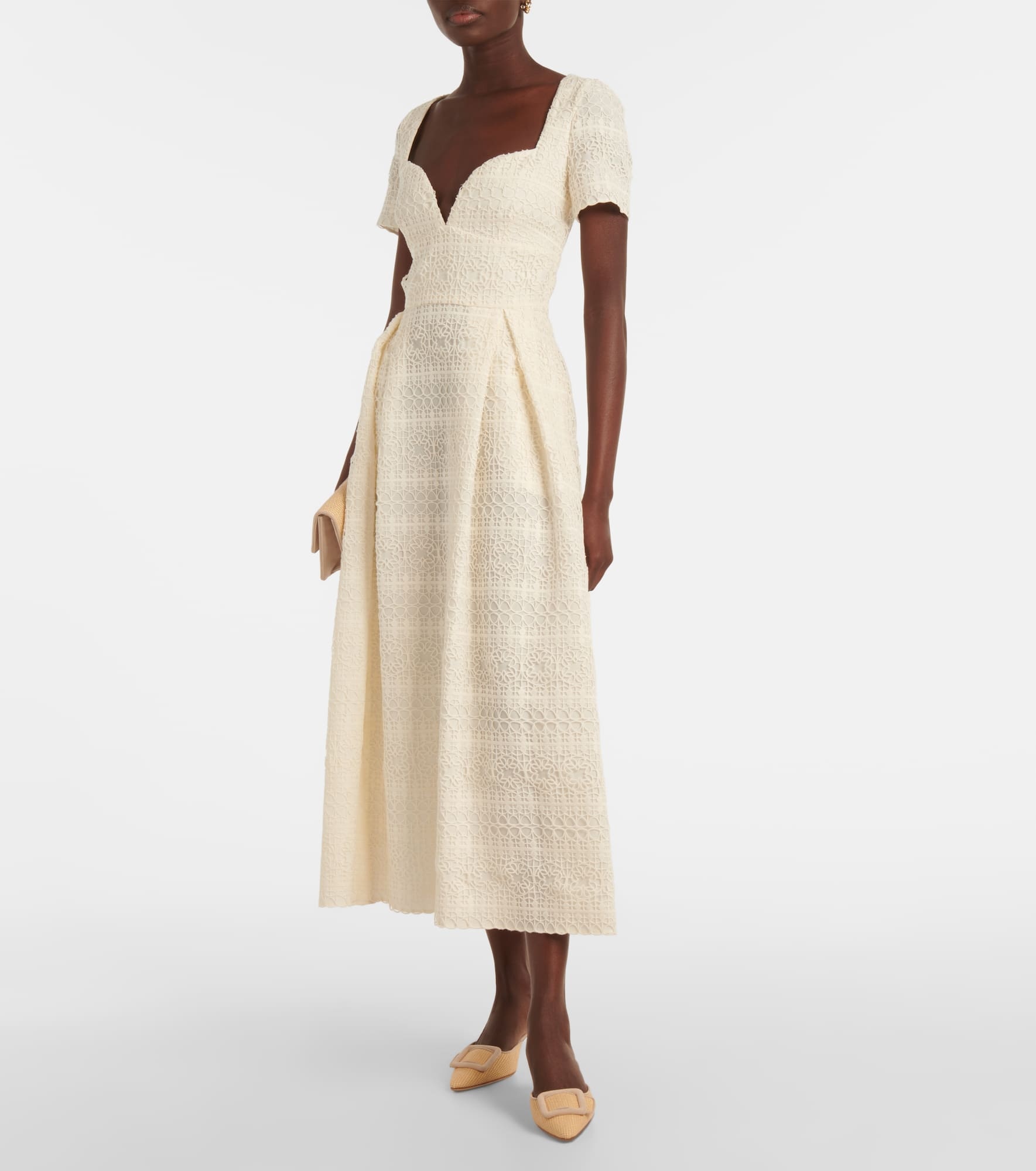 Macramé midi dress - 2