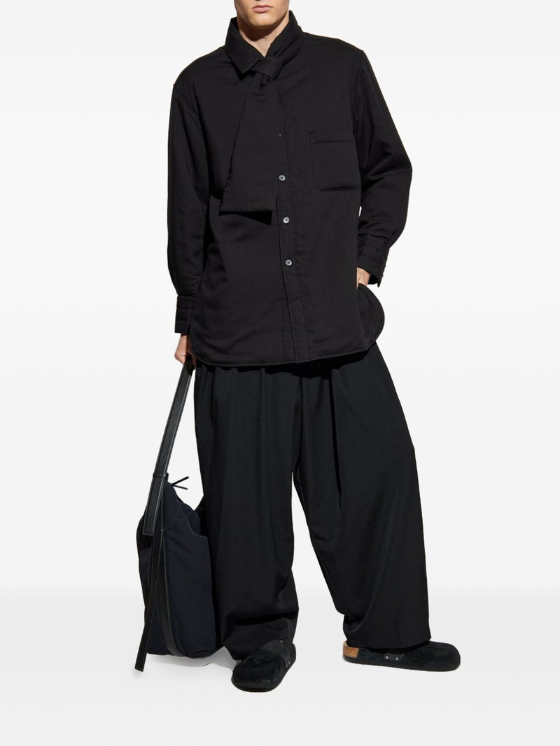 Yohji Yamamoto layered pocket shirt outlook