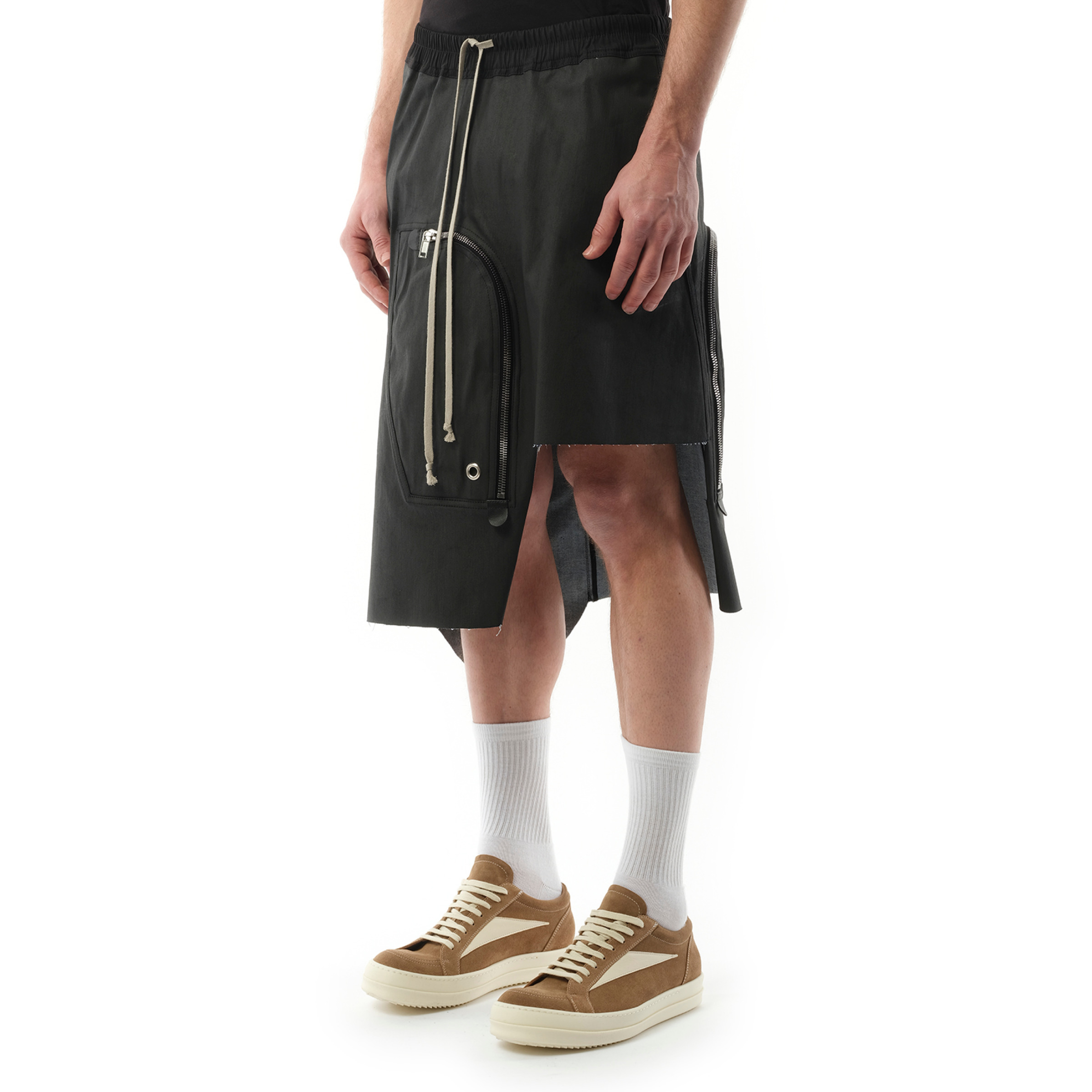Rick Owens Dracca Skirt in Black | REVERSIBLE
