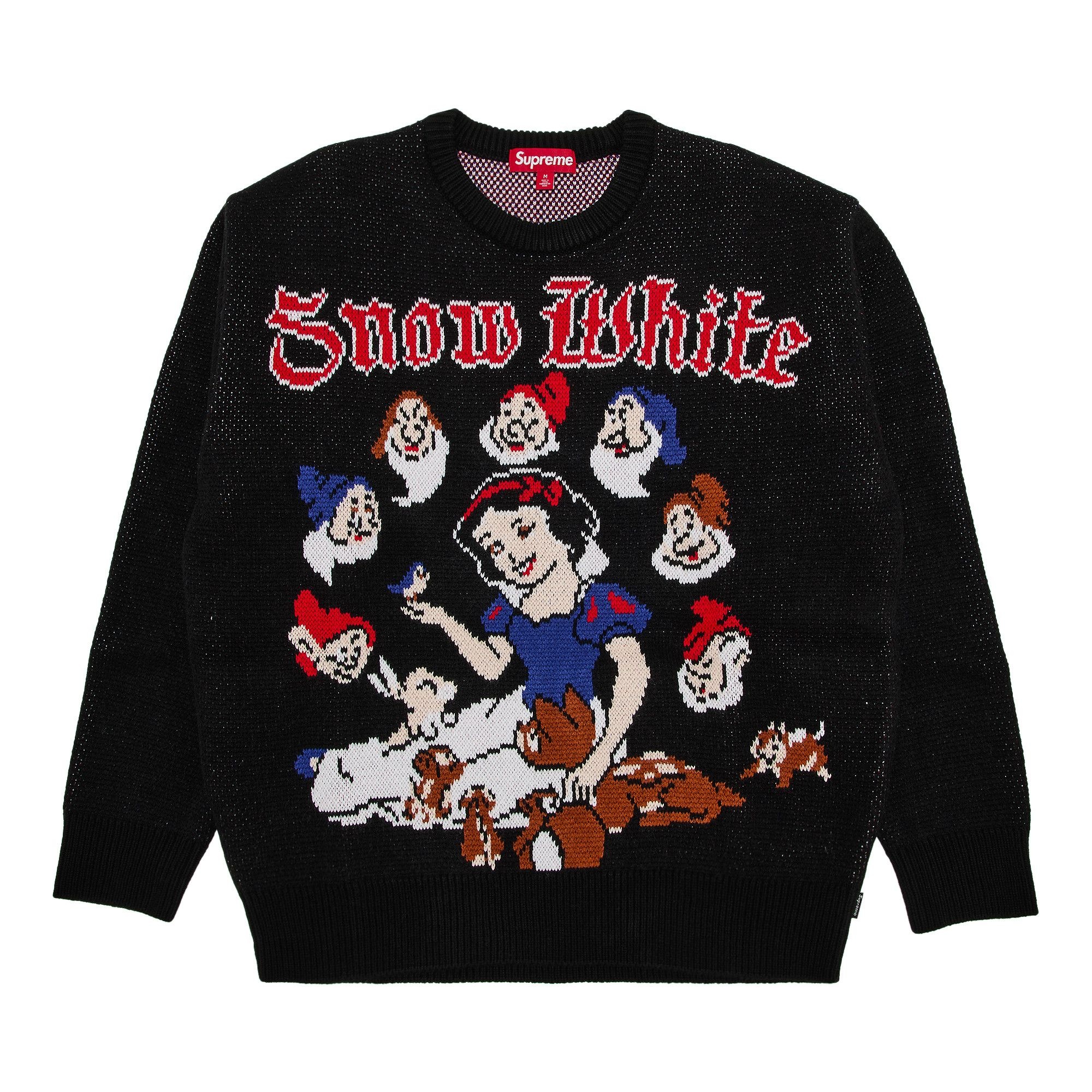 Supreme Snow White Sweater 'Black' - 1