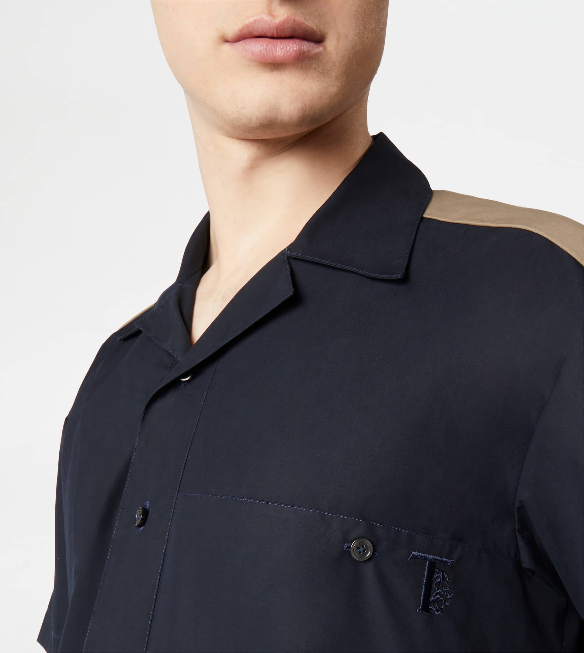 BOWLING COLLAR SHIRT - BLUE - 3