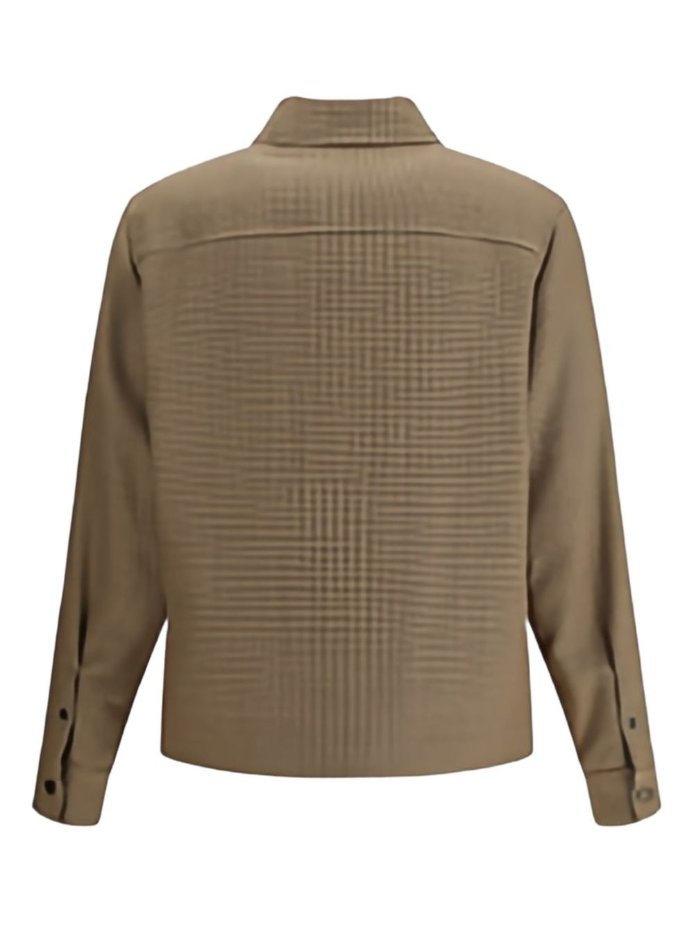 houndstooth-pattern zip-front jacket - 3