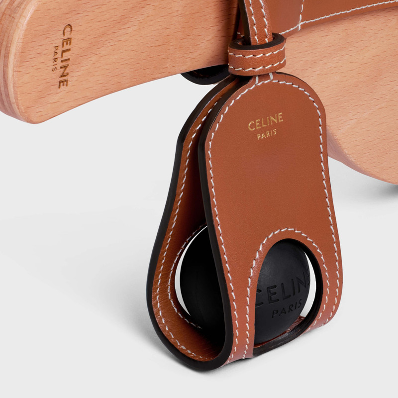 Beach rackets in wood and Calfskin 5