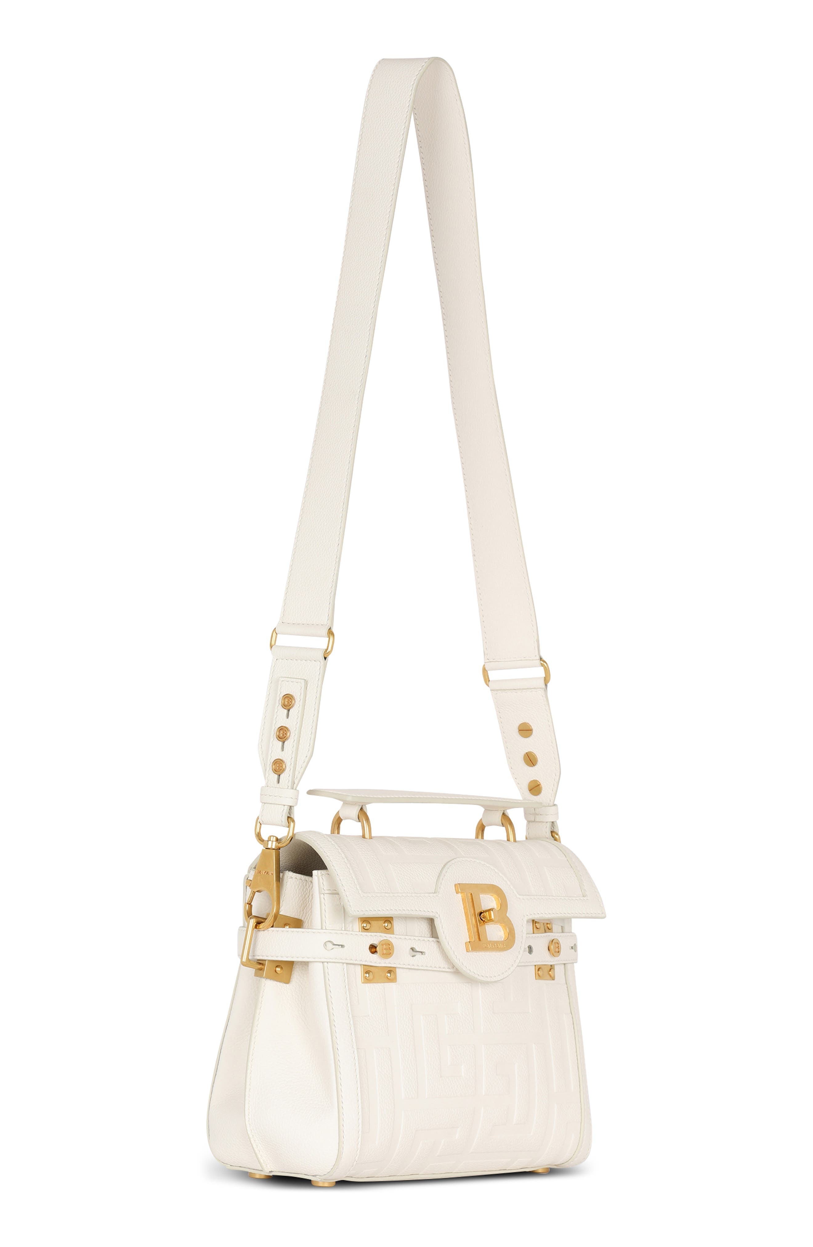 B-Buzz 23 Monogram Leather Top Handle Bag - 6