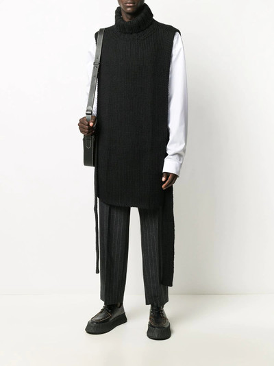 Jil Sander ribbed vest jumper outlook