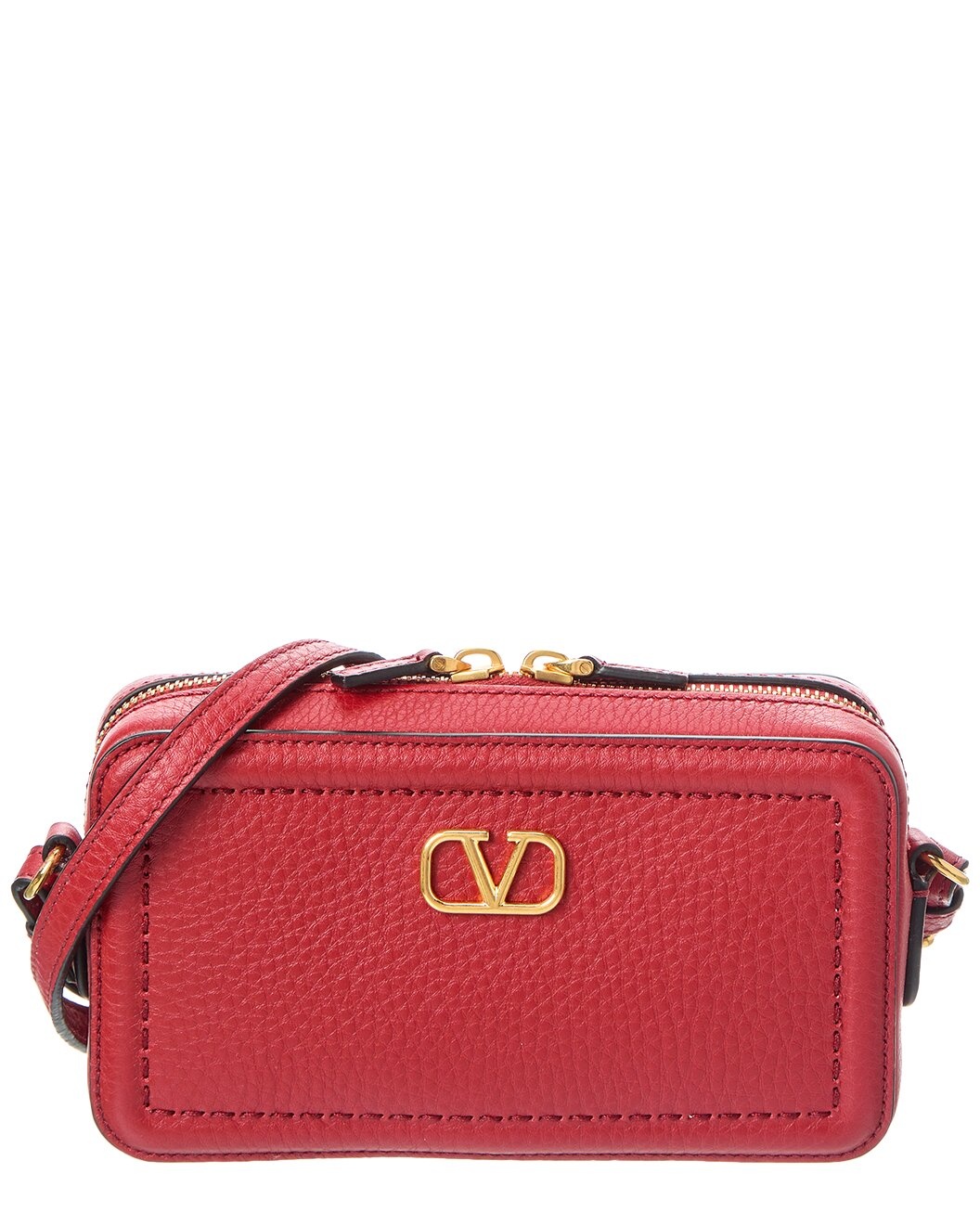 Valentino VLogo Alltime Mini Leather Camera Bag - 1