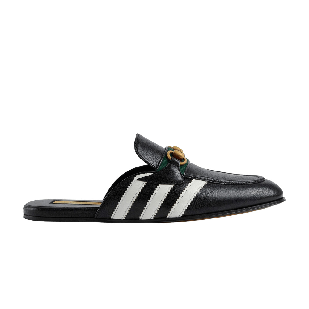 Adidas x Gucci Horsebit Slipper 'Black' - 1