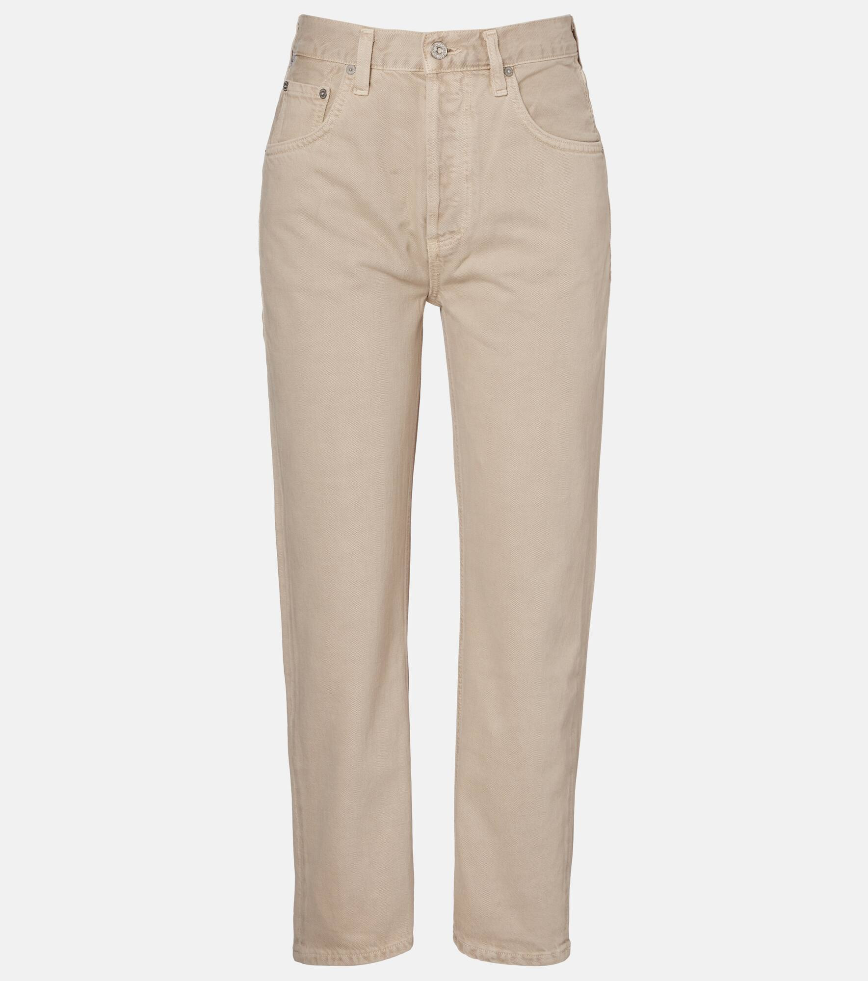 Dahlia mid-rise barrel-leg jeans - 1
