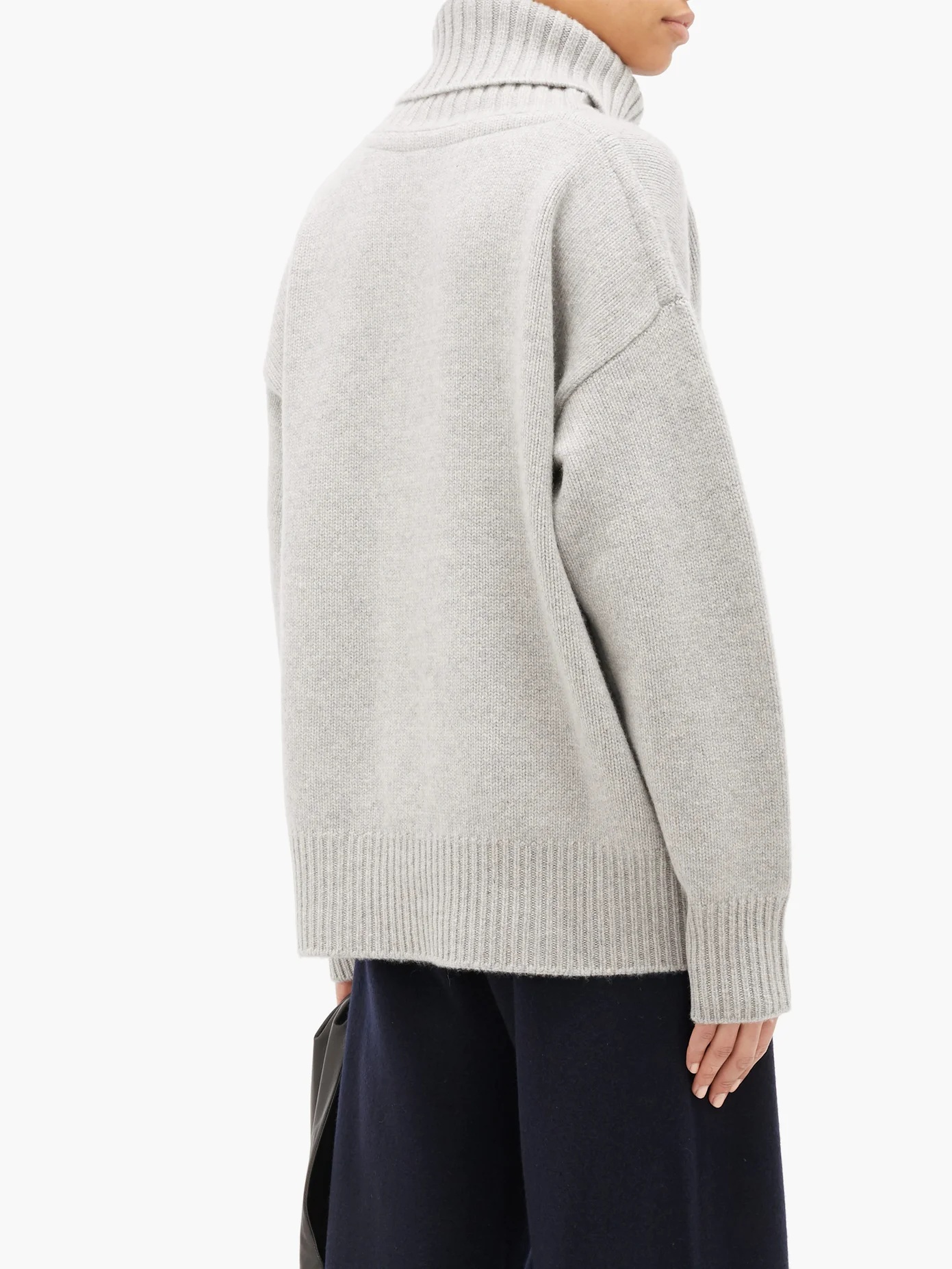 No.20 oversized stretch-cashmere roll-neck sweater - 5