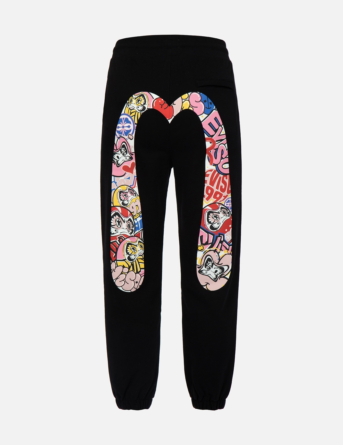 GRAFFITI DARUMA DAICOCK PRINT SWEATPANTS - 1