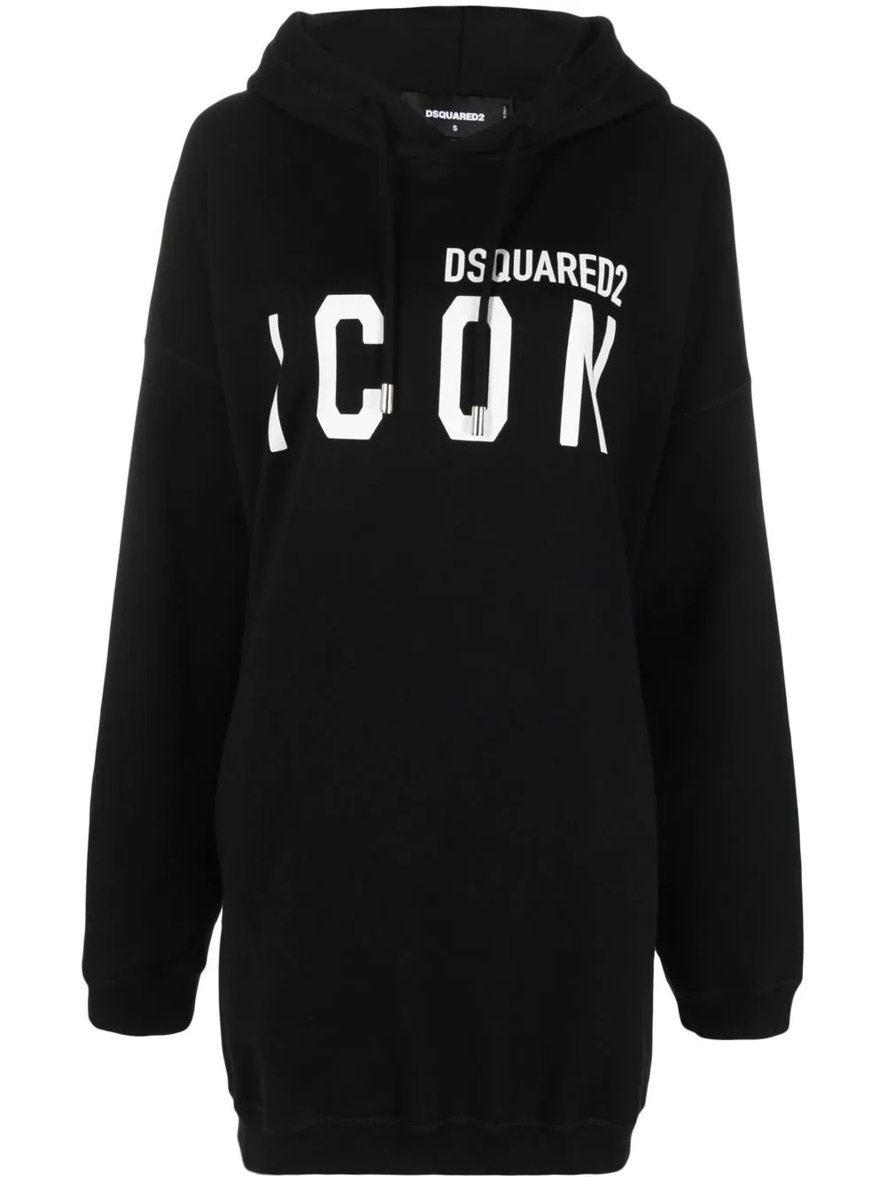logo-print hoodie - 1