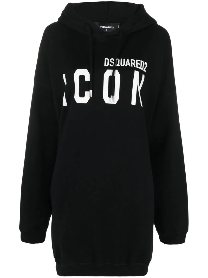 logo-print hoodie 1
