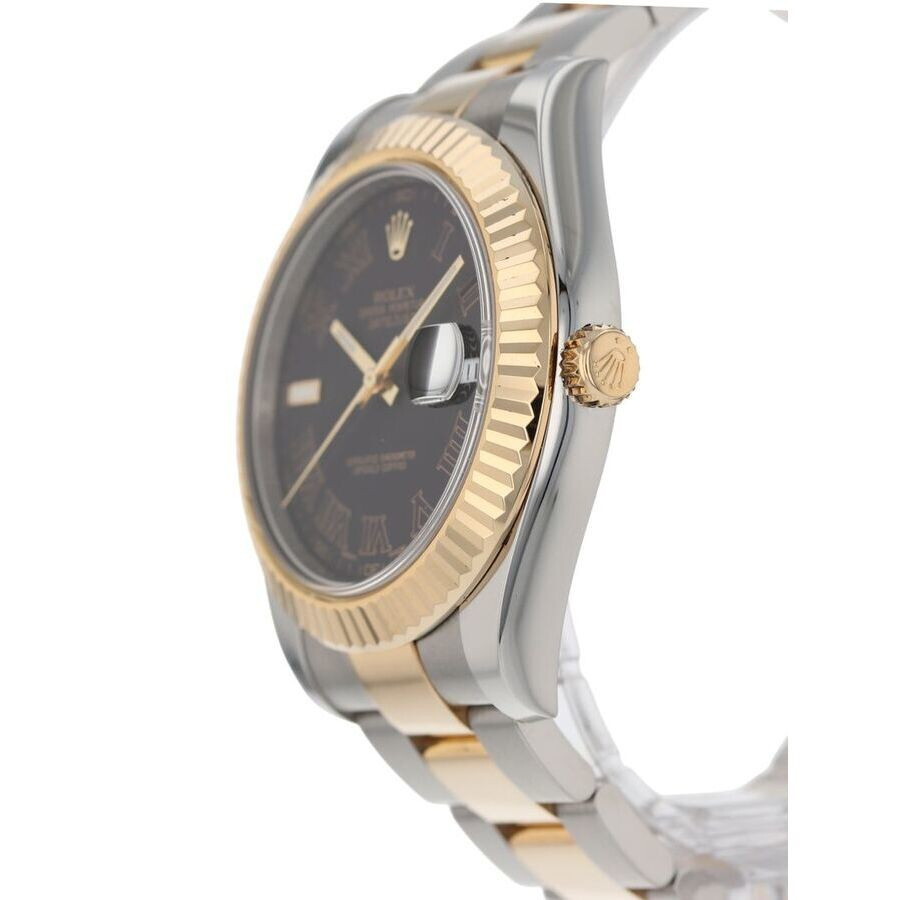 Pre-owned Rolex Datejust II Automatic Chronometer Grey Dial Men's Watch 116333 GYRO - 3