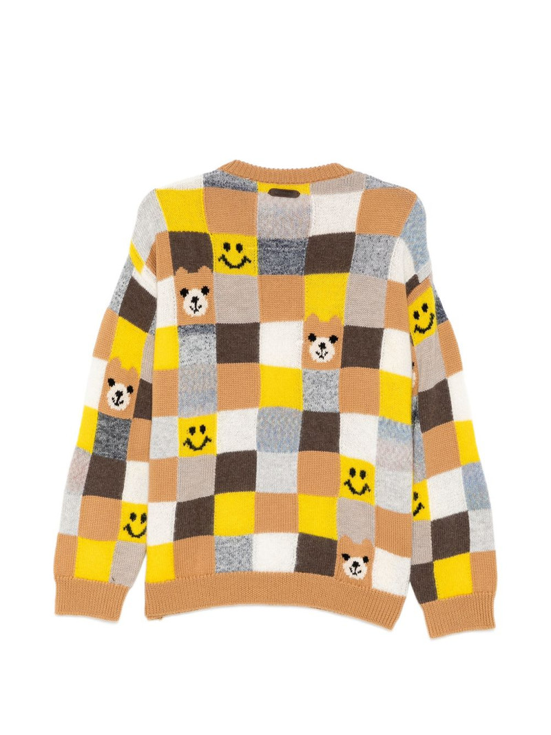 Moschino checked sweater outlook