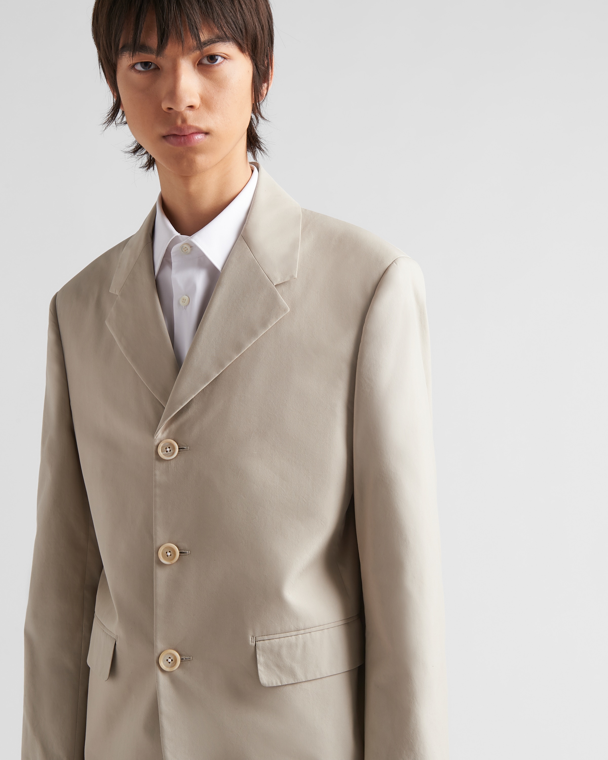 Single-breasted mohair wool jacket - 3