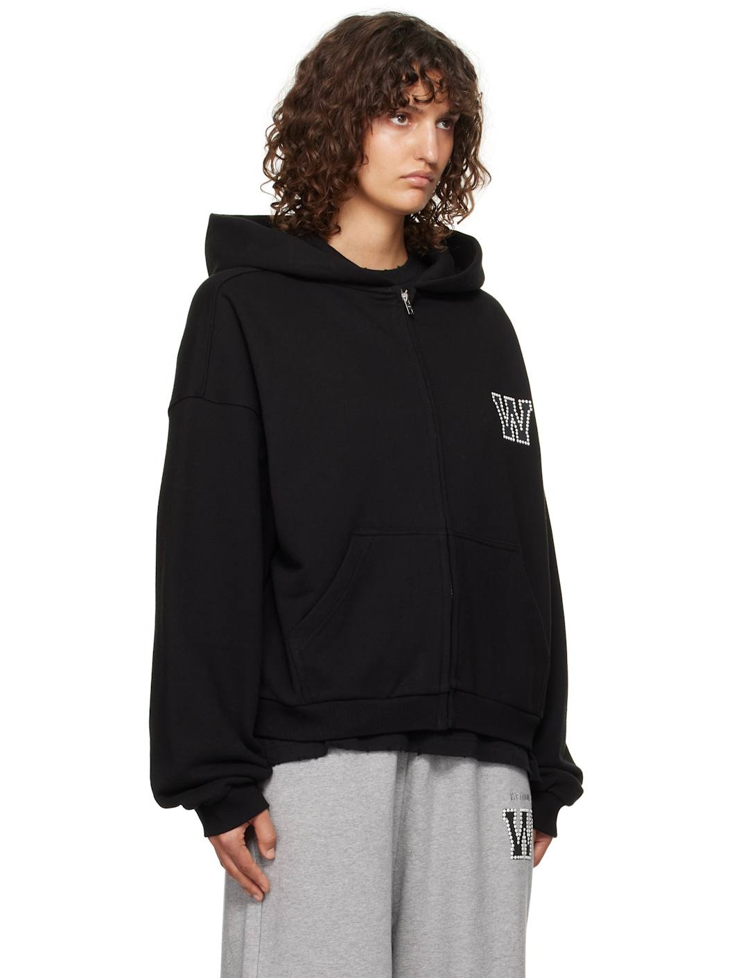 Black Pearl Logo Zip-up Hoodie - 2