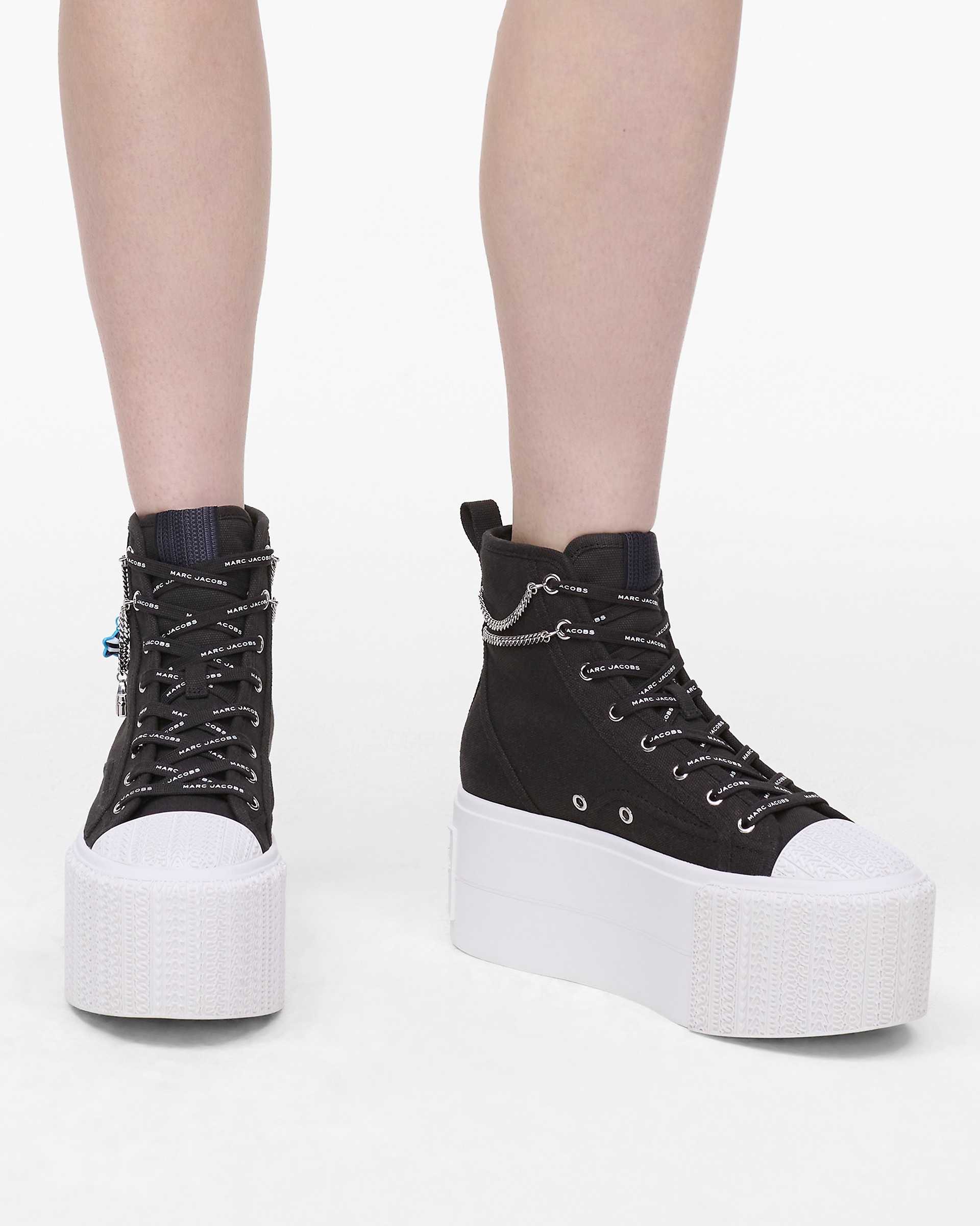 MARC JACOBS The Sticker Charm Platform High Top スニーカー Marc Jacobs THE HIGHTOP PLATFORM SNEAKER | REVERSIBLE