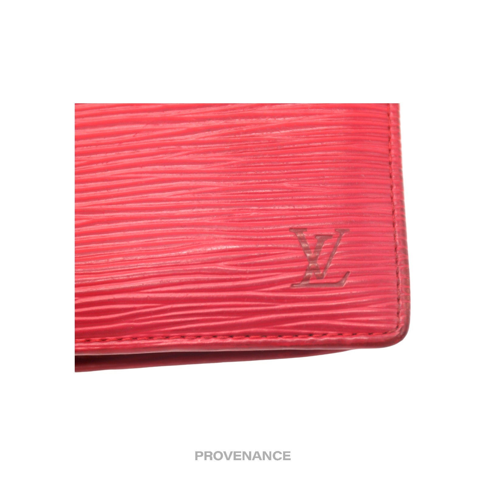 Louis Vuitton Marco Wallet - Red Epi Leather - 5