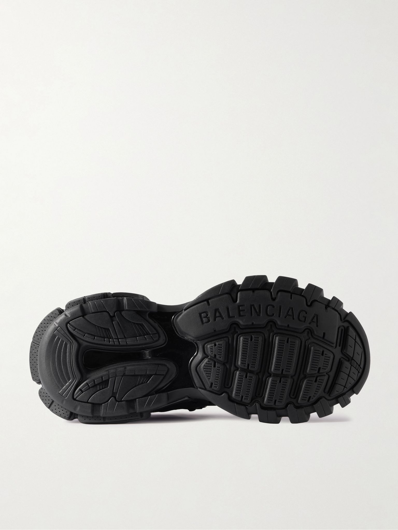 Track Trail Logo-Print TPU and Shell Sneakers Black - 3