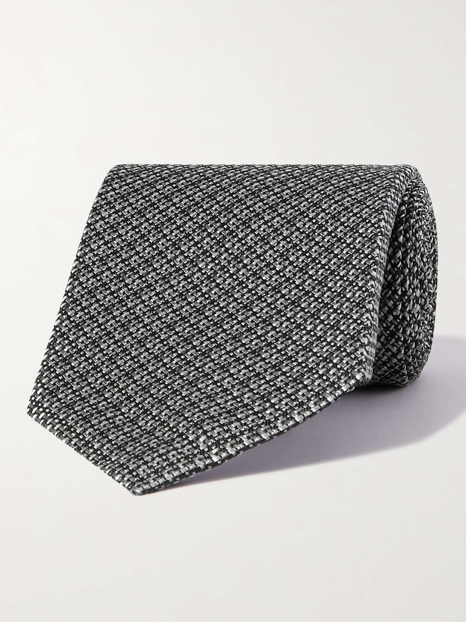 8cm Silk-Jacquard Tie - 1