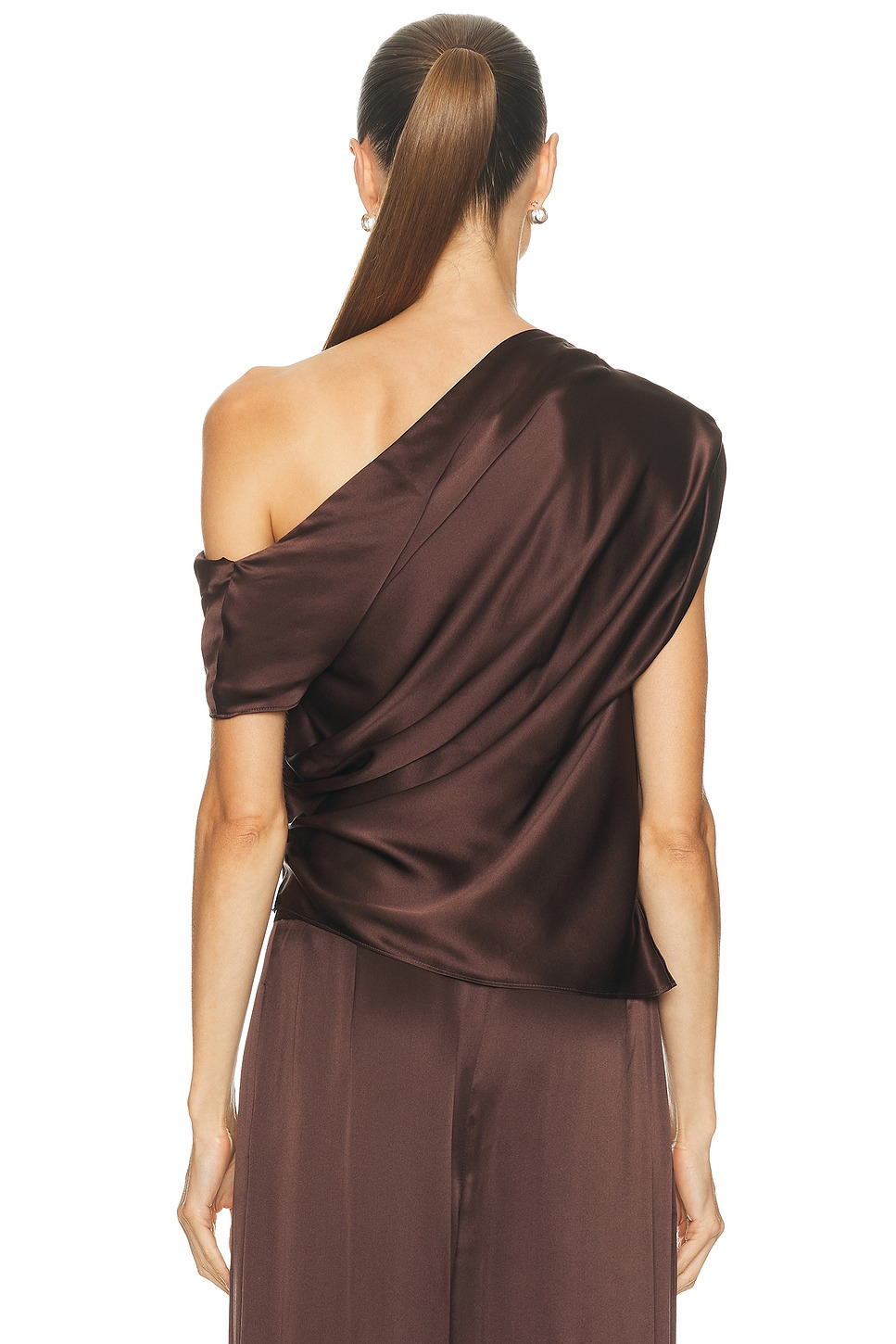 Asymmetrical Drape Top - 4