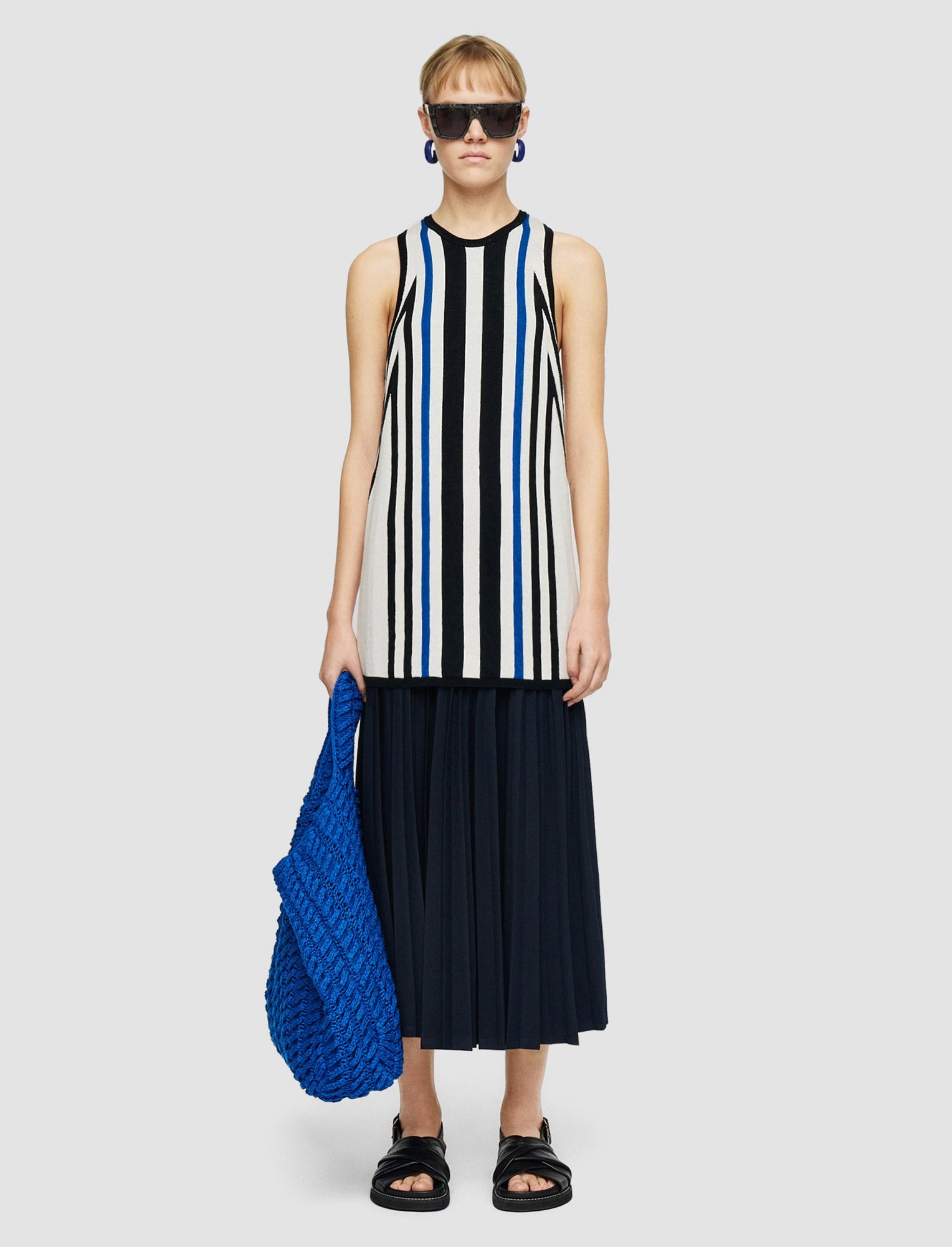 Cretto Jacquard Knitted Tank Top - 2