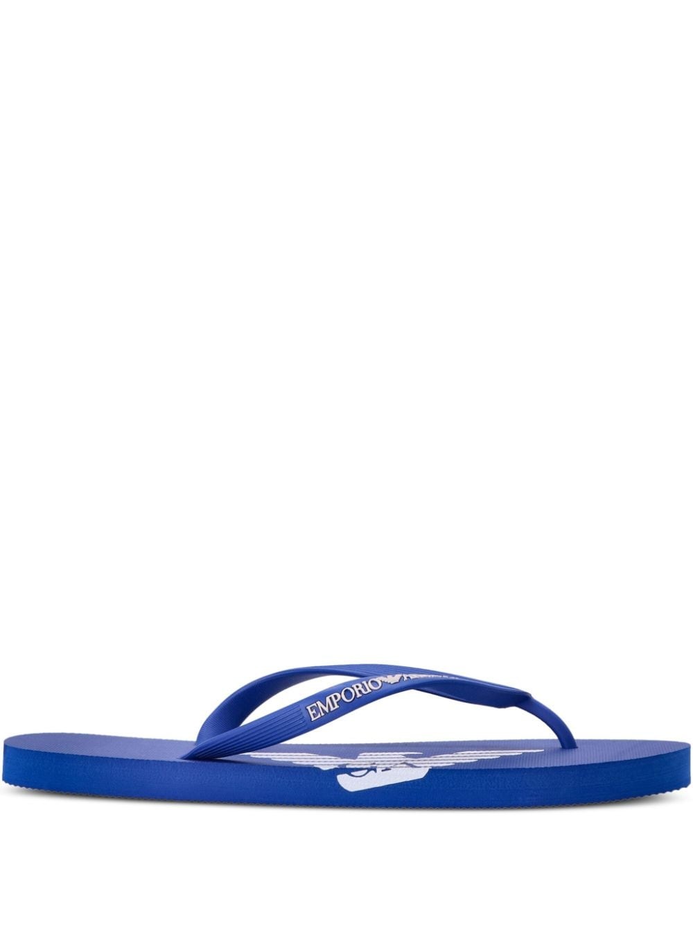 logo-print flip flops - 1