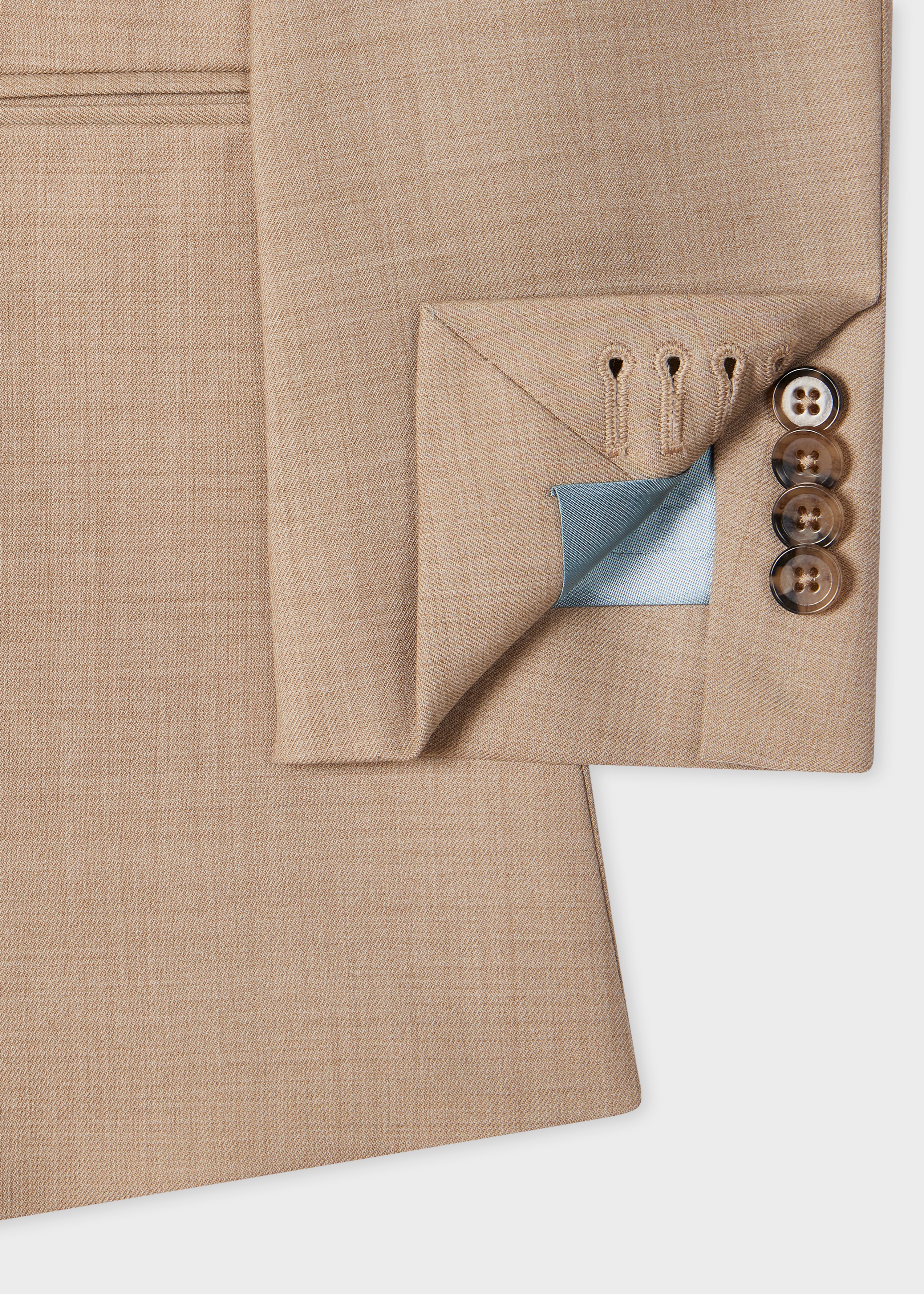 Women's A Suit To Travel In - Stone Wool Bootcut Suit - 3