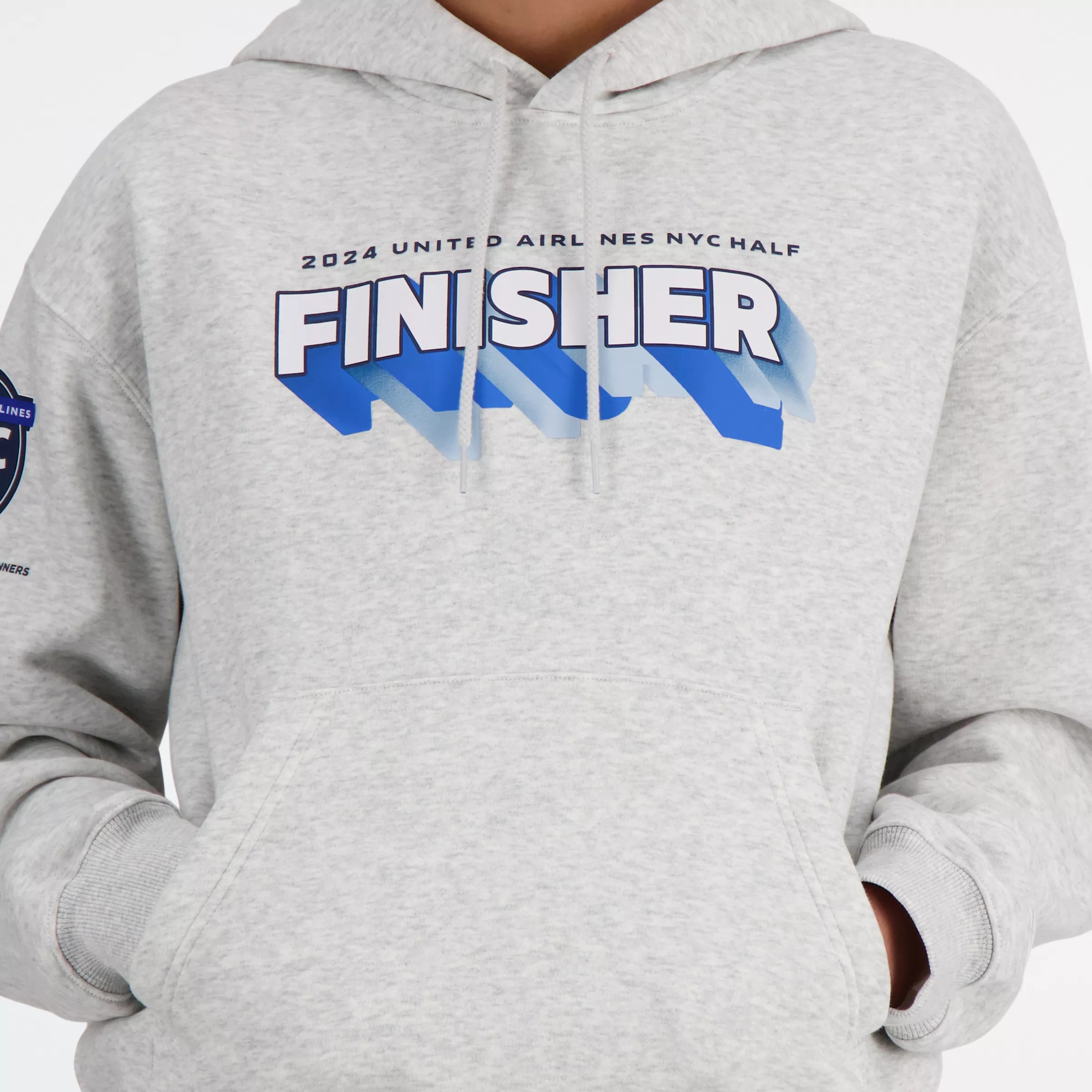 United Airlines NYC Half Finisher Fleece Hoodie - 4