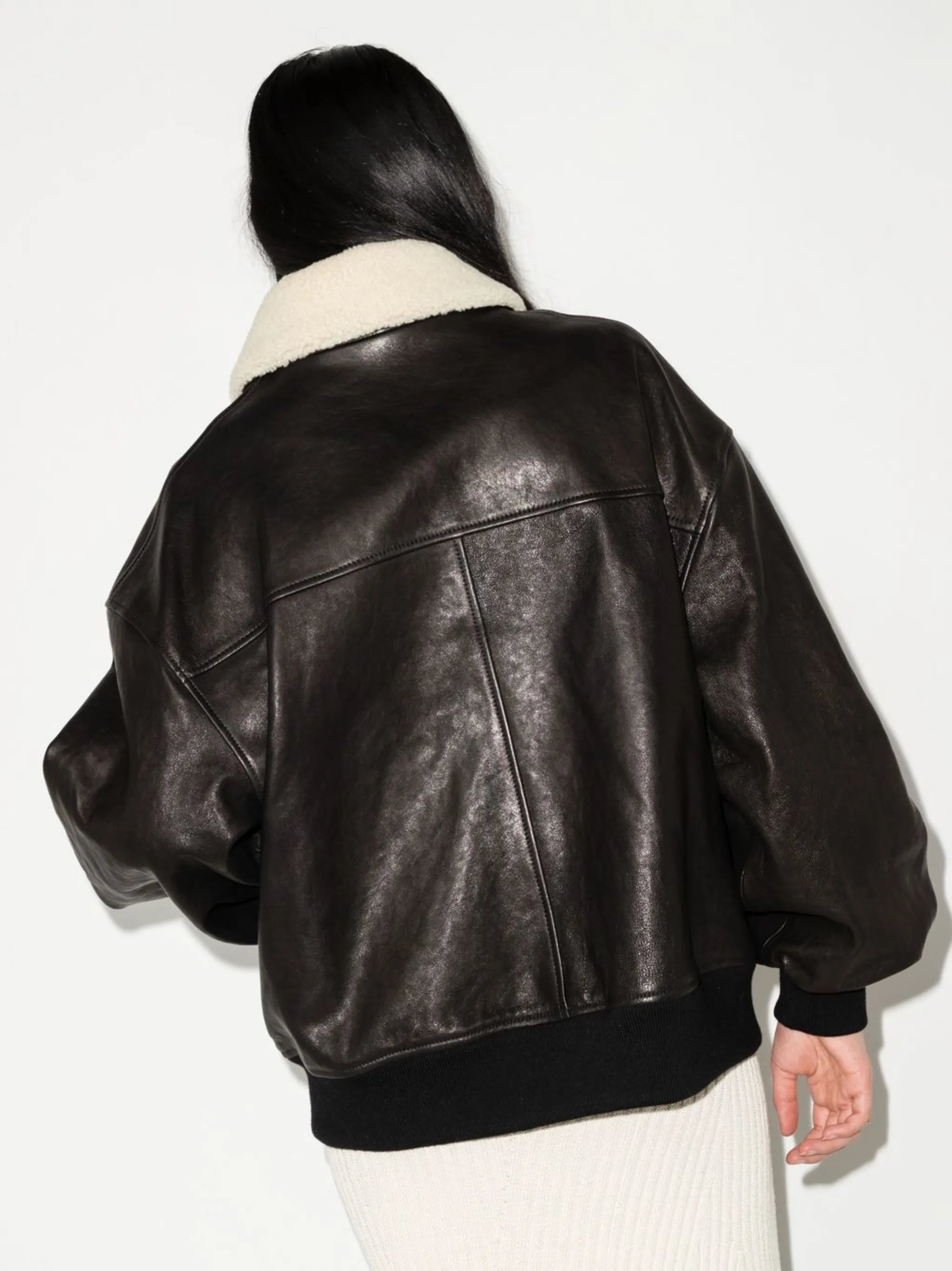 Shearling-trim Collar Jacket - 3