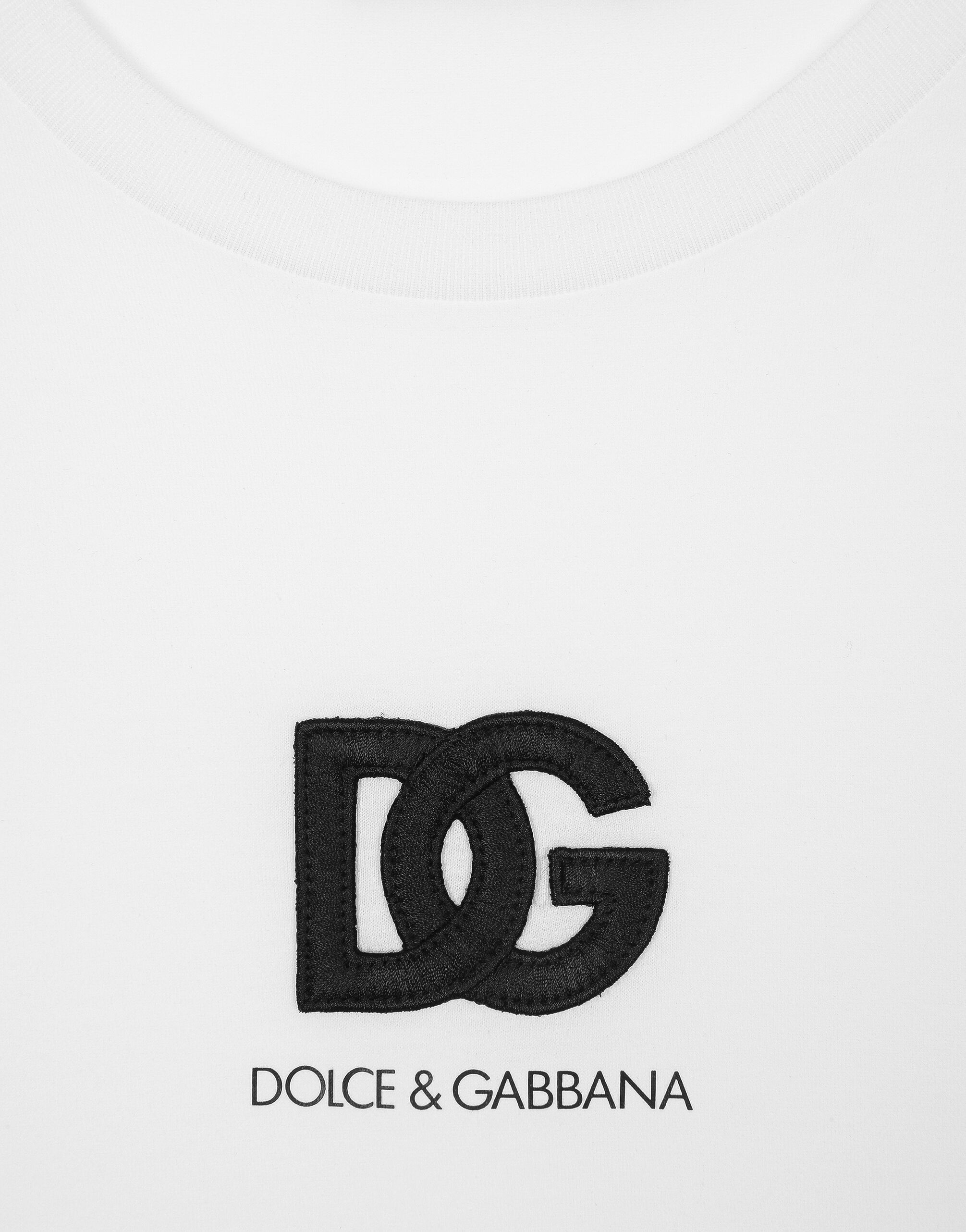 Short-sleeved T-shirt with DG logo patch - 5