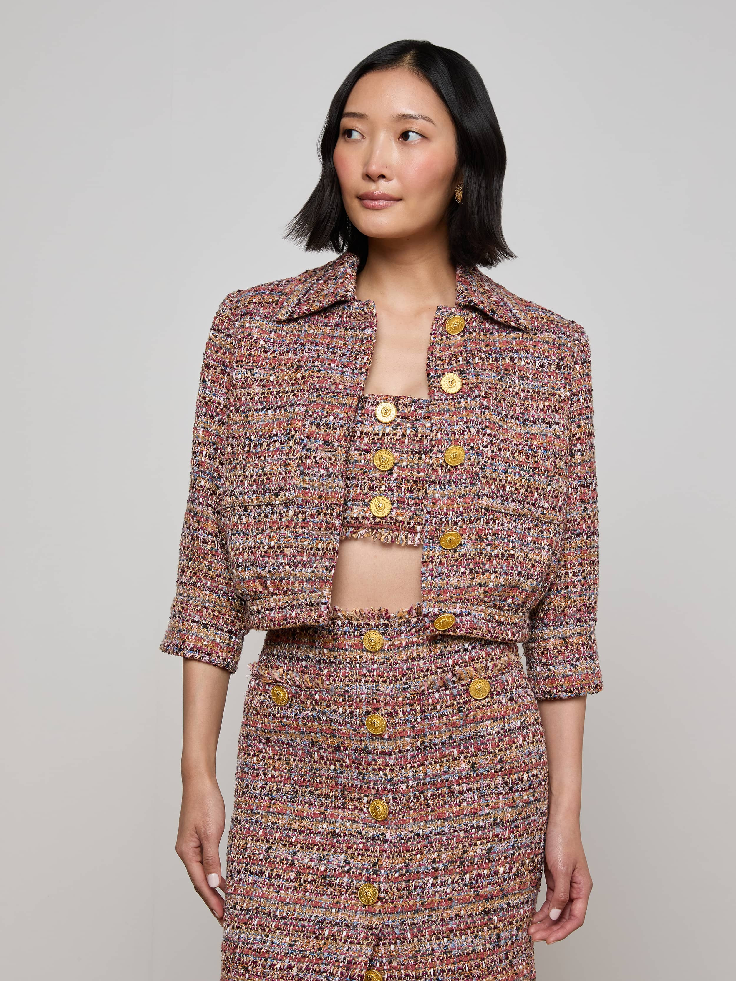 Jia Tweed Jacket - 2