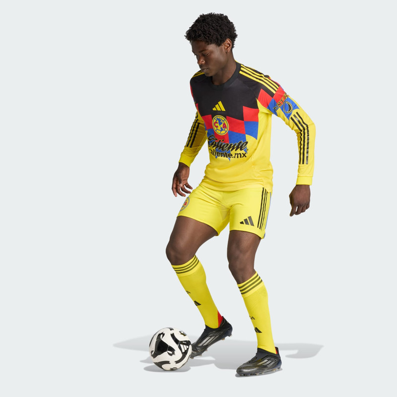 Club America 25/26 Long Sleeve Home Authentic Jersey 4