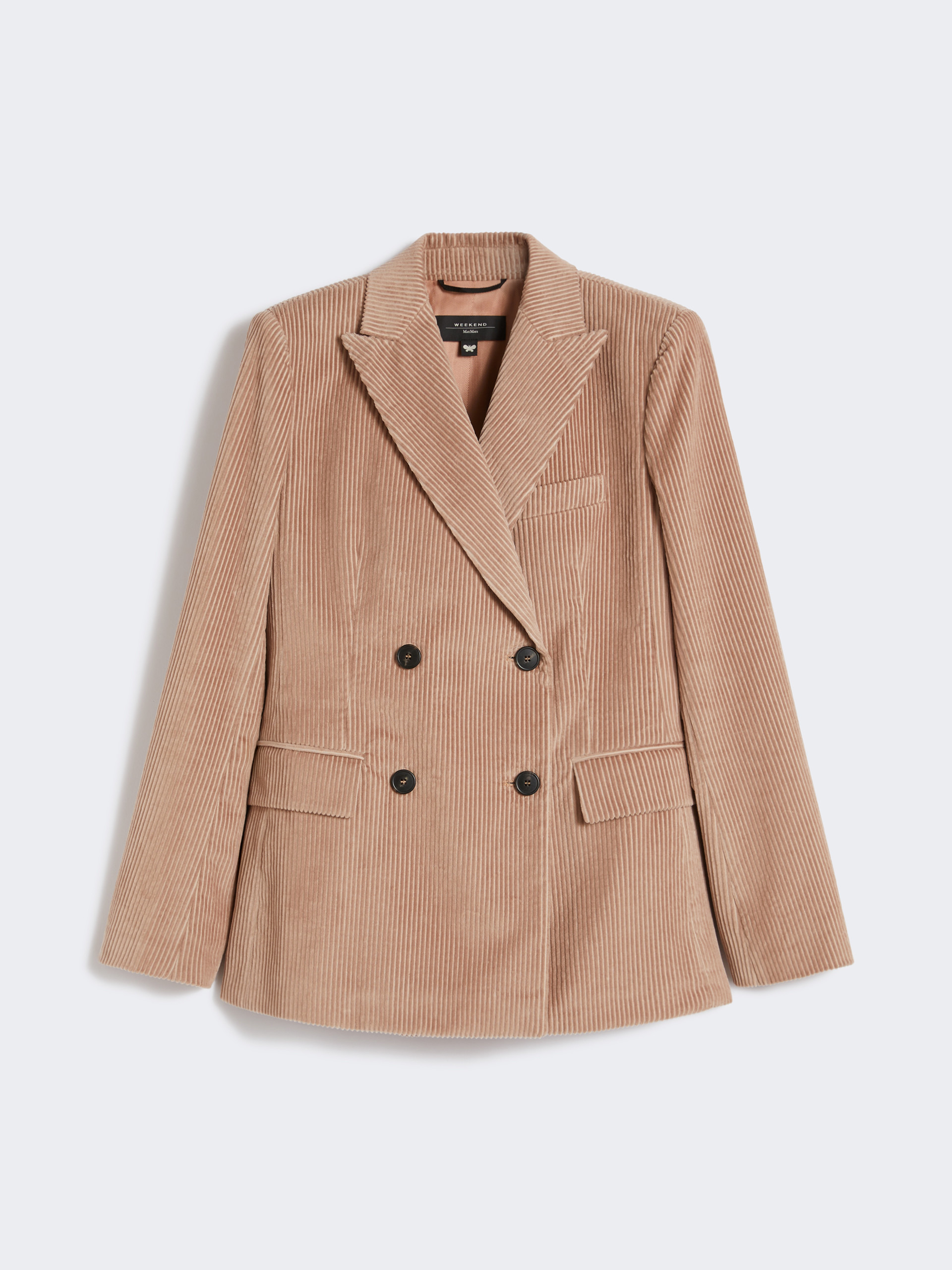 KATANGA Double-breasted velvet blazer - 1
