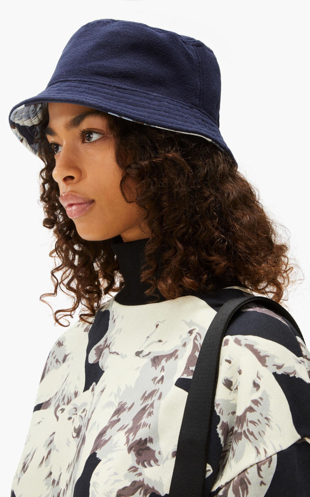 'Polar Bear' 'The Winter Capsule'  reversible bucket hat - 2